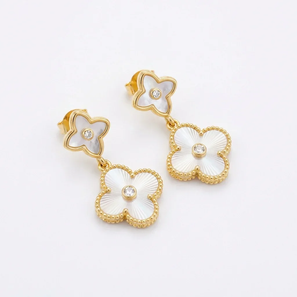 Mother of Pearl Drop Earrings