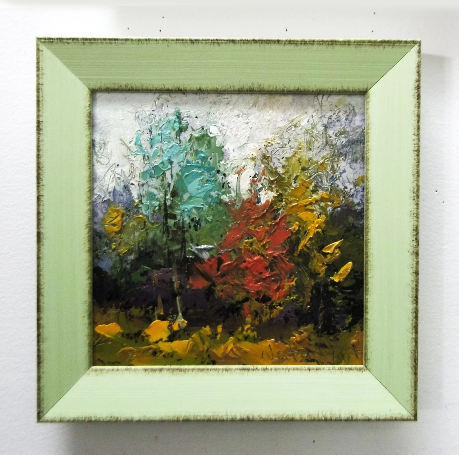 Walk in the park8x8 oil wood panel.JPG