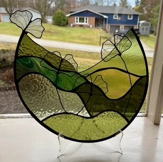 Ginkgo Leaf Glass