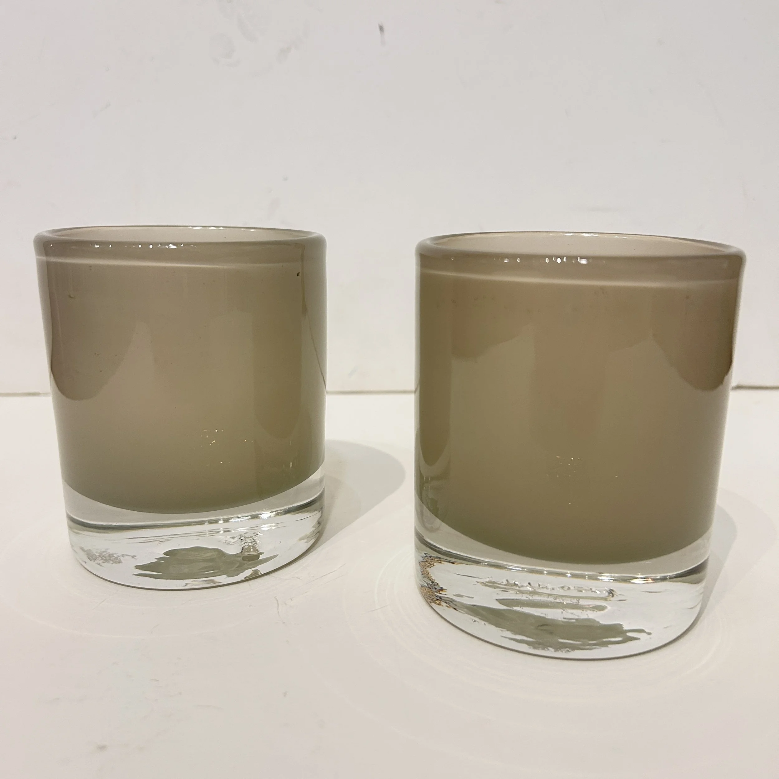 Opal Grey Bourbon Glass