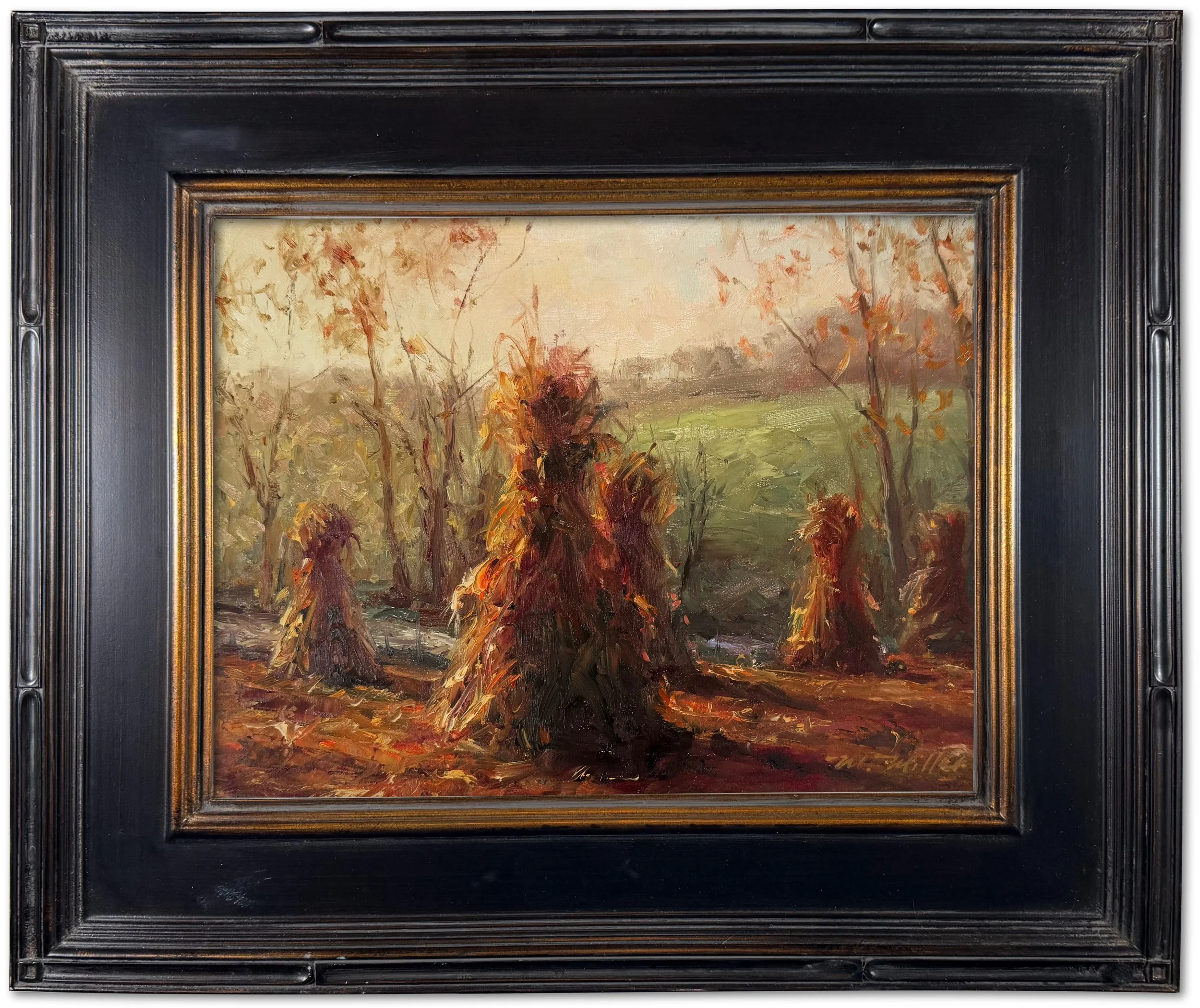sunrise in amish country - black frame.jpg
