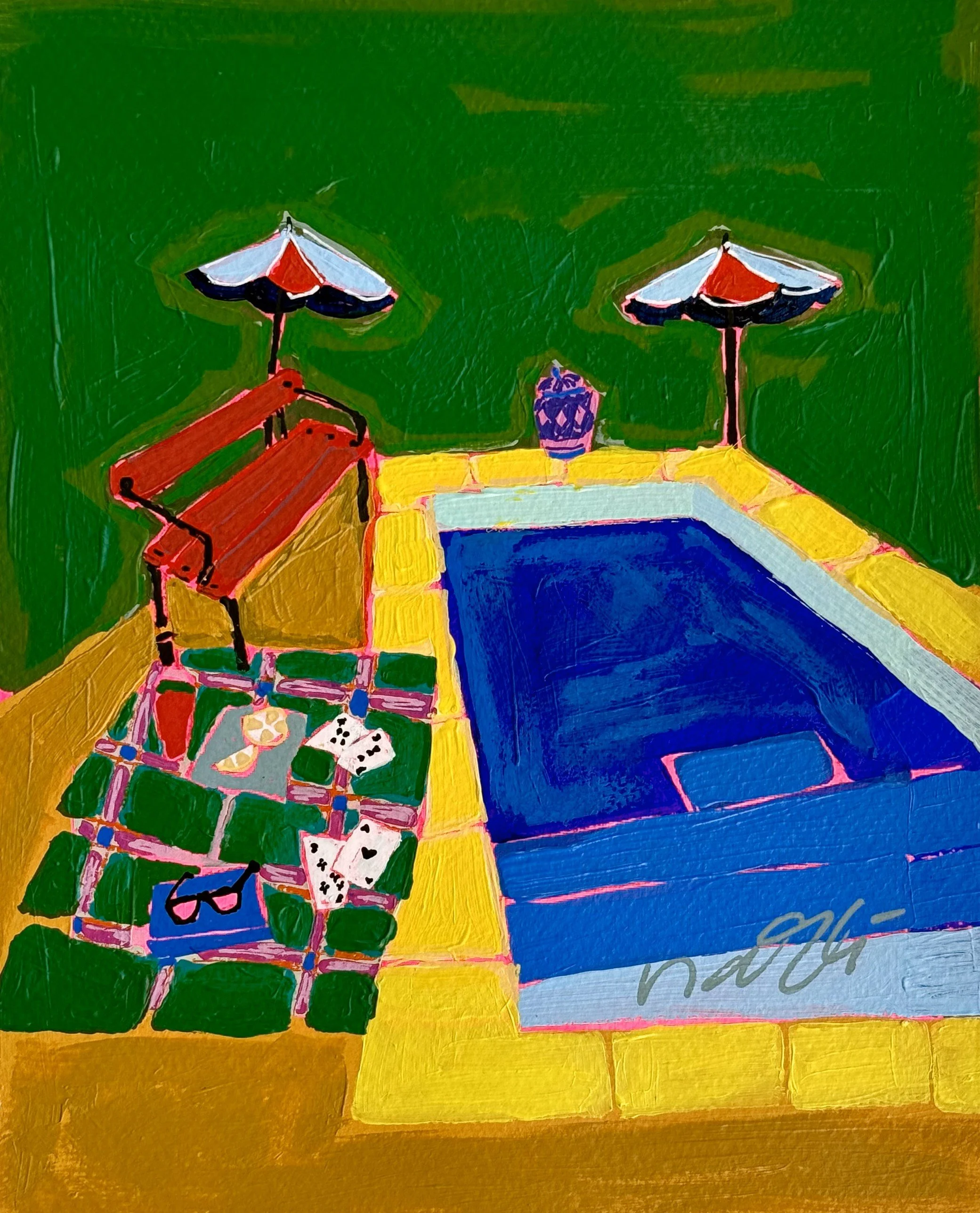 Afternoon by the Pool .jpeg