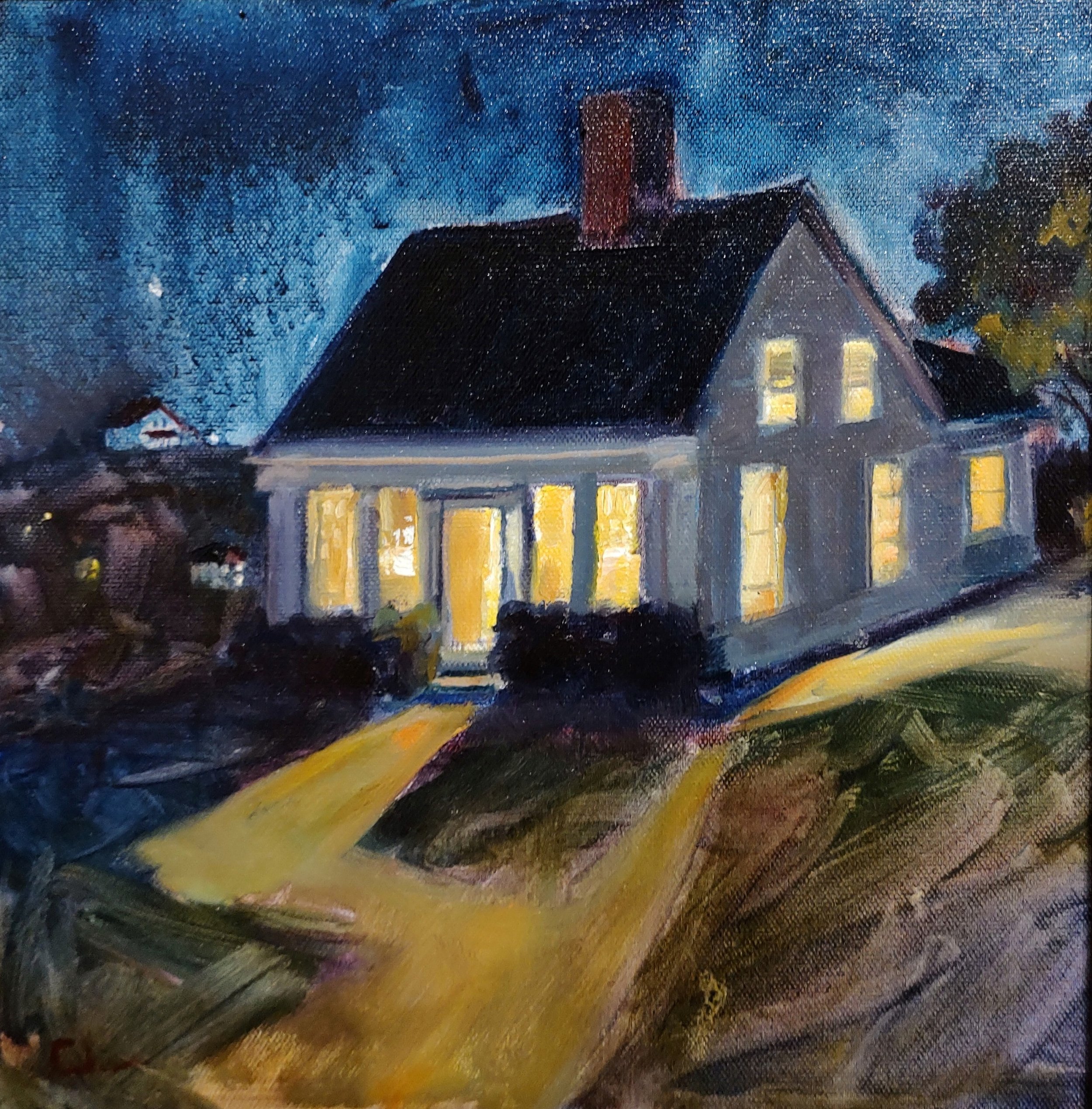 Monhegan Evening