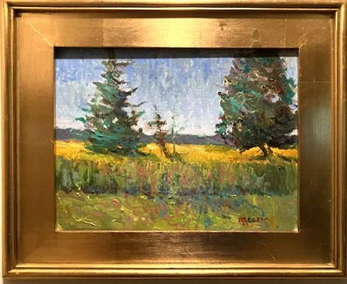 Trees in Goldenrod