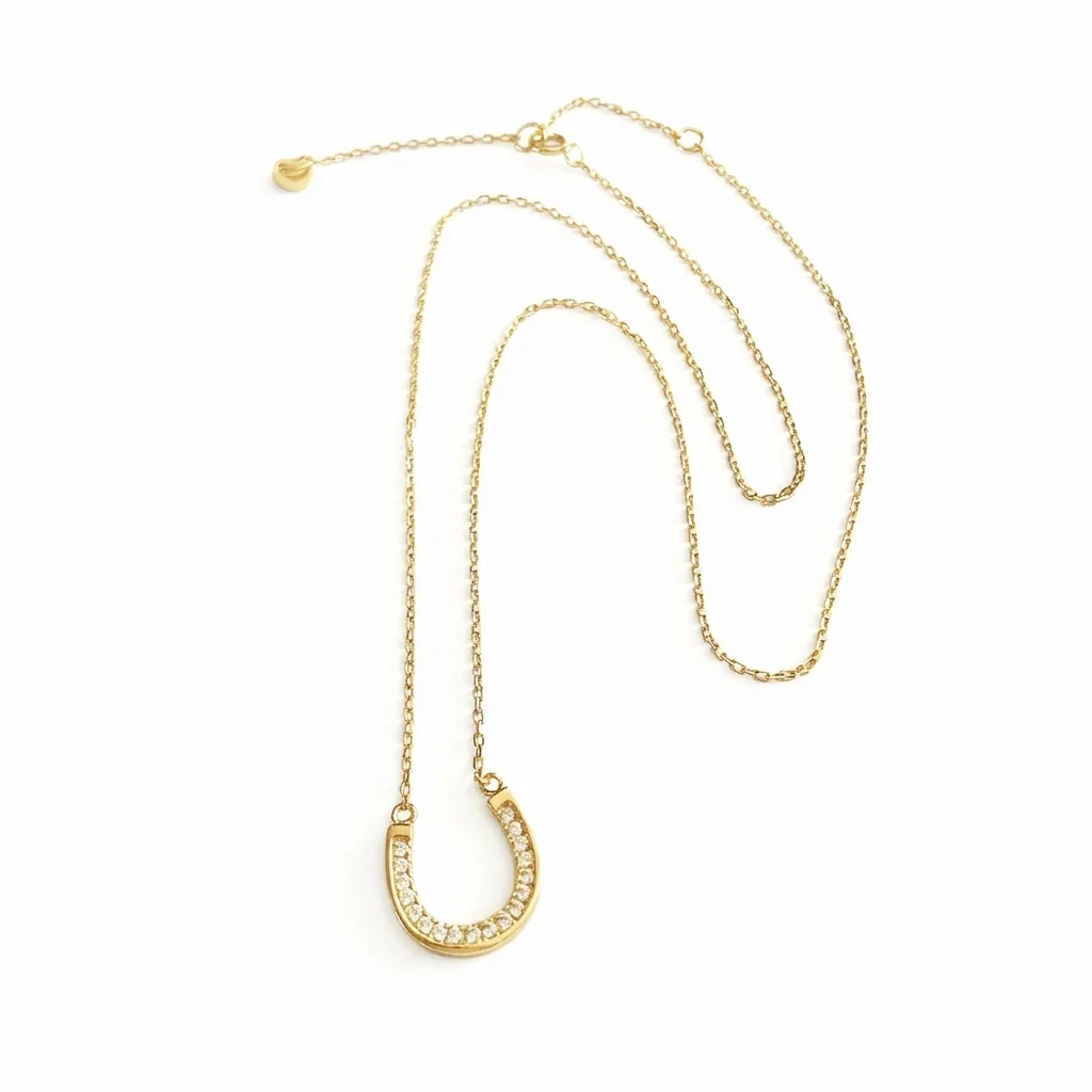 Lucky Charm Horseshoe Necklace