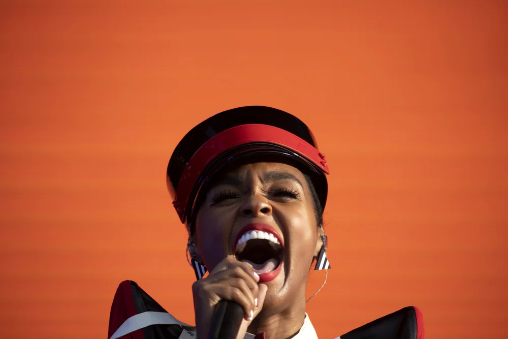 Janelle Monáe performs at Lollapalooza Friday, August 2, 2019, in Chicago. (Erin Hooley/Chicago Tribune)