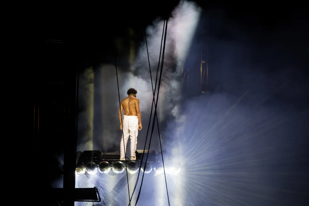 Childish Gambino performs at Lollapalooza Friday, August 2, 2019, in Chicago. (Erin Hooley/Chicago Tribune)
