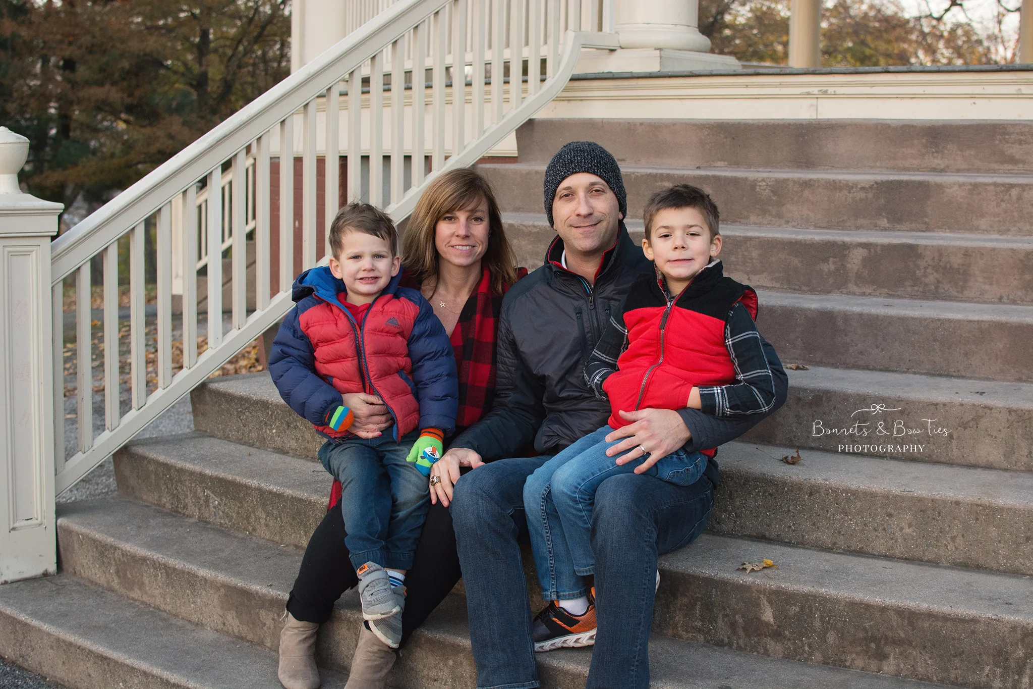 family wearing wed and black.jpg