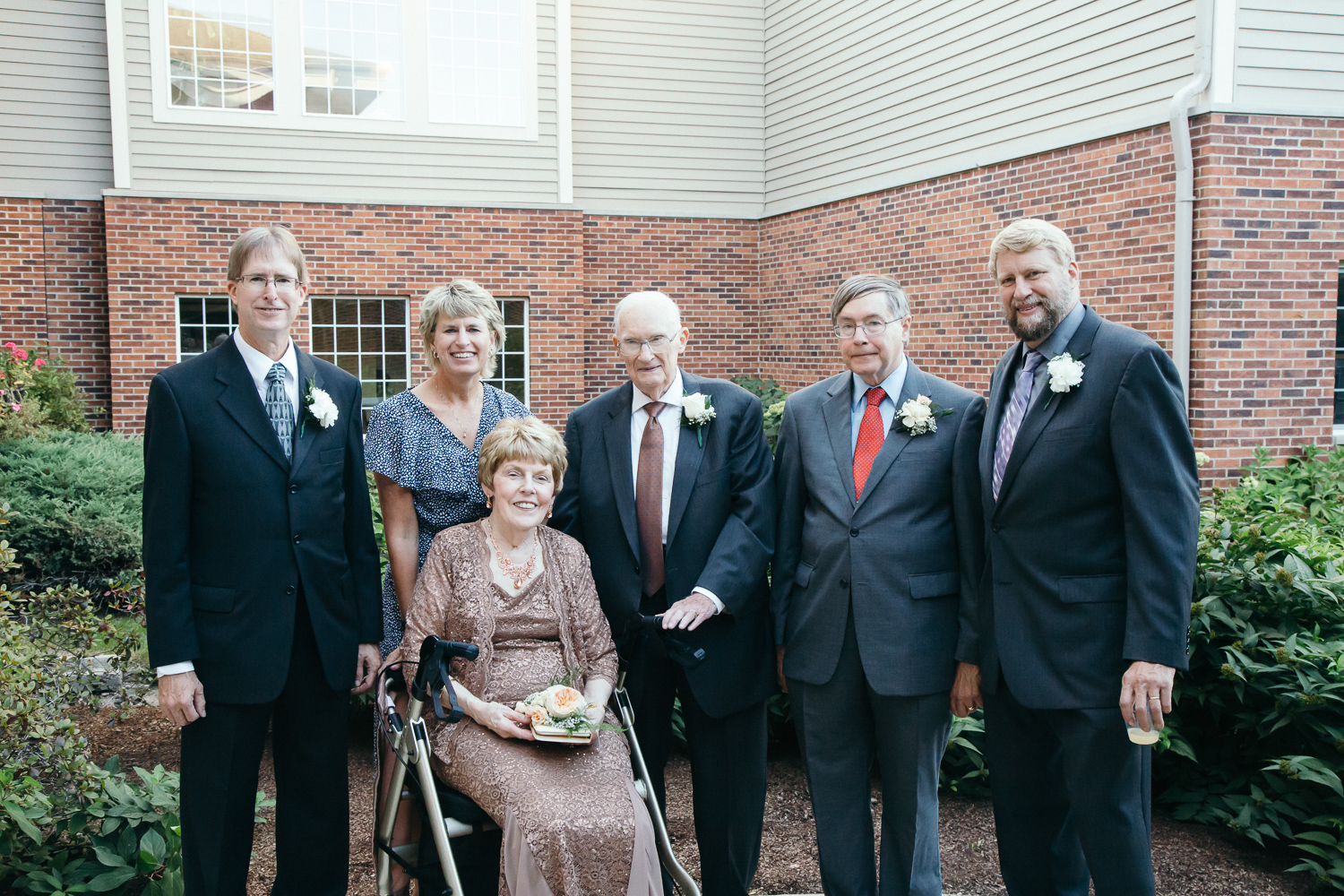 Carolyn &amp; Jim with Jim's children