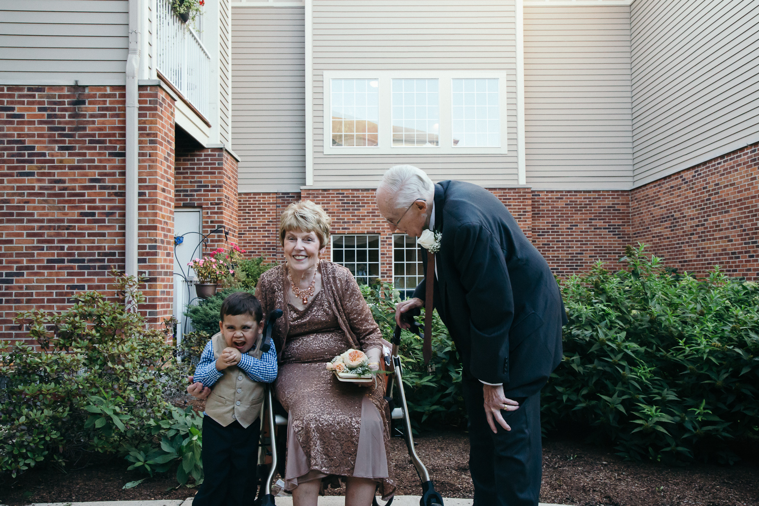 Carolyn &amp; Jim with their great-grandson, Alex