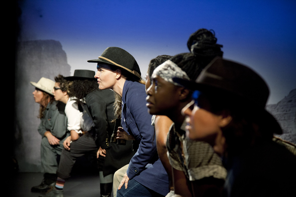 Kelly McAndrew and the cast of Men on Boats