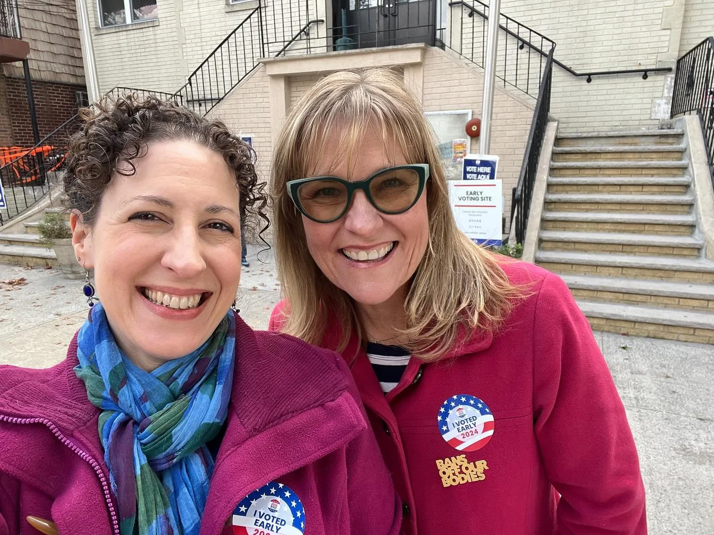 On Tuesdays we wear pink&hellip;AND VOTE EARLY!!! @vp @erin.gioia.albrecht