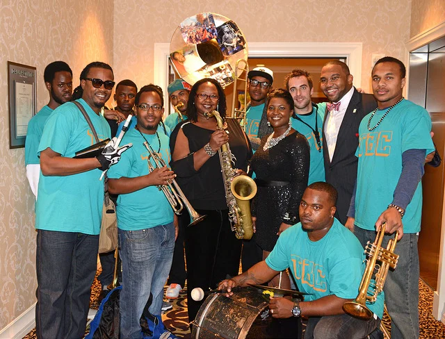 Malin PR's Blitz & Bow Ties, Superbowl XLVII, Photo courtesy of Oxfam America