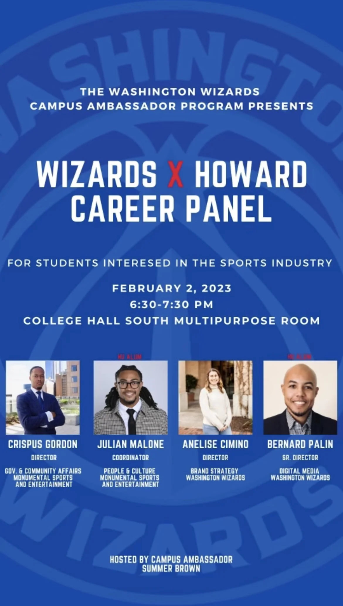 Wizards x Howard Career Panel