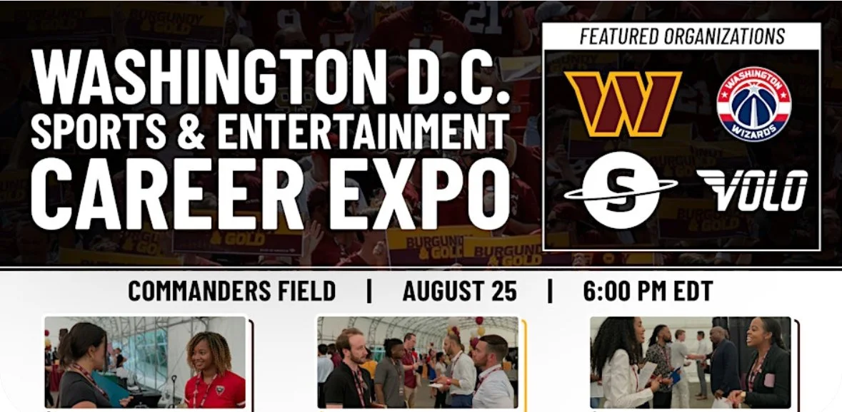 Washington DC Sports &amp; Entertainment Career Expo hosted by the Washington Commanders