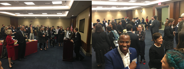 The Program on Law and Government hosted its Happy Hour on the Hill event, building on the success of previous Capitol Hill happy hours. This was the most attended Capitol Hill happy hour yet, with nearly one hundred students, professors, and practi…