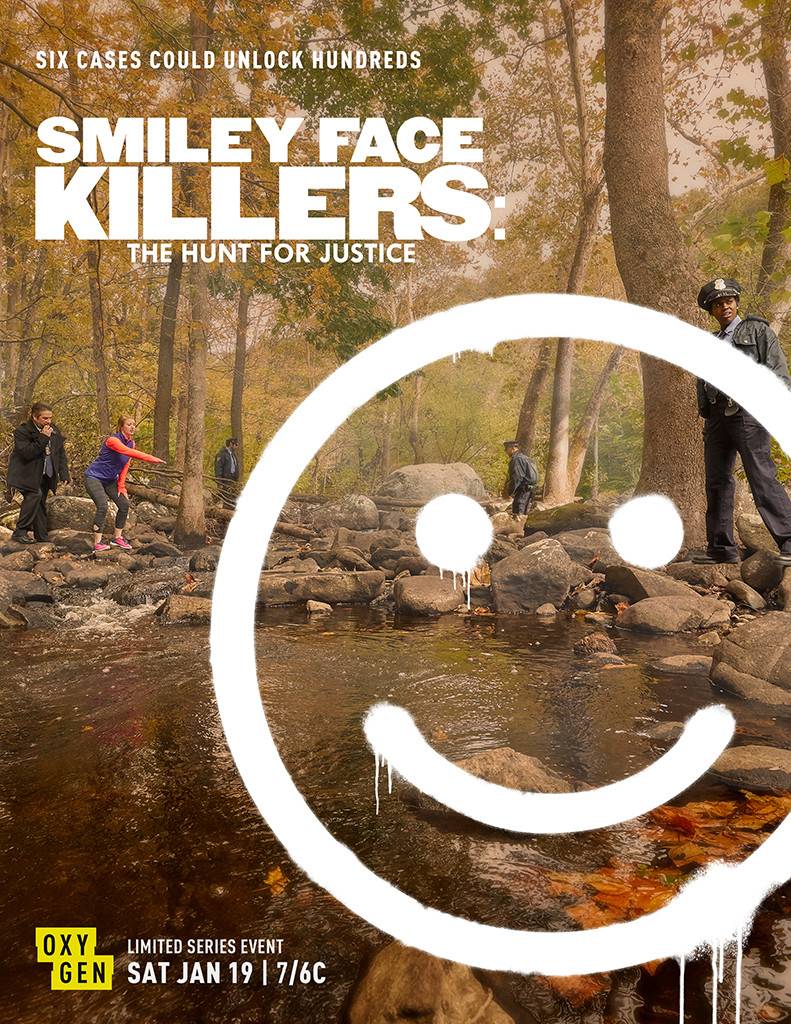McKenna is the distressed jogger in this promo poster for Smiley Face Killers.