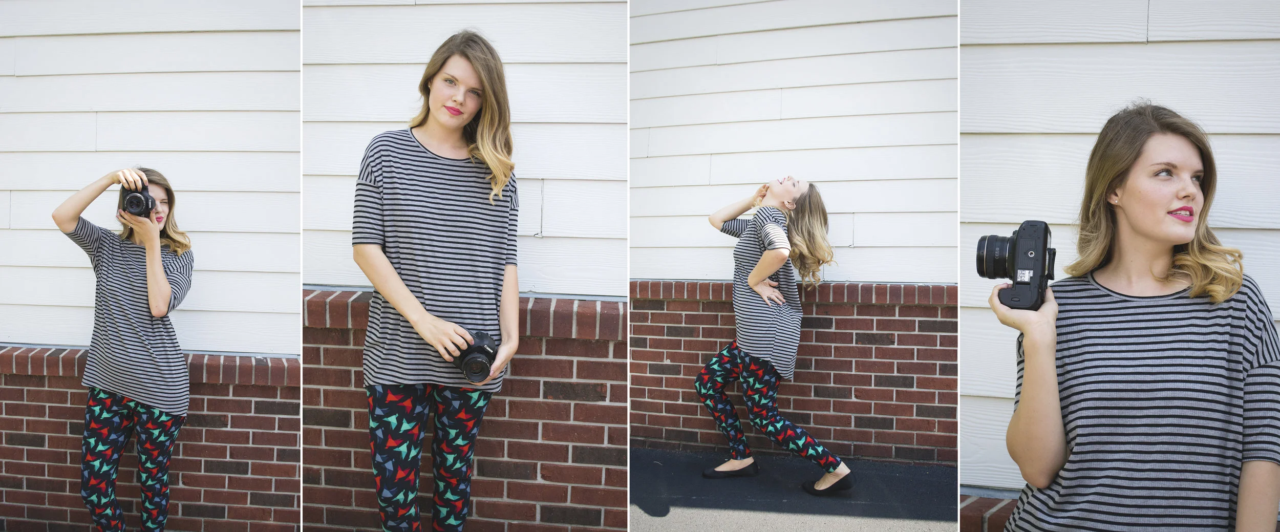 I had the opportunity to photograph AND model for this shoot! So fun!