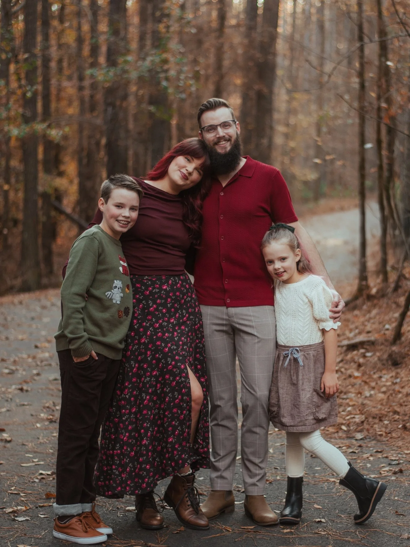 Beyond thankful for this little family of mine. ❤️🍁✨