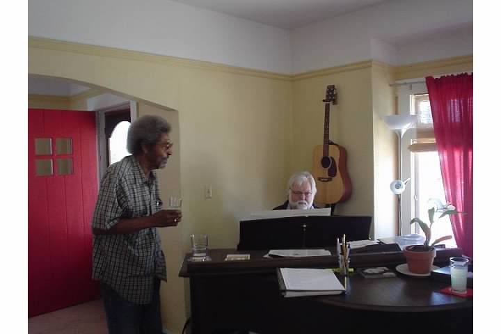 With Larry Dunlap