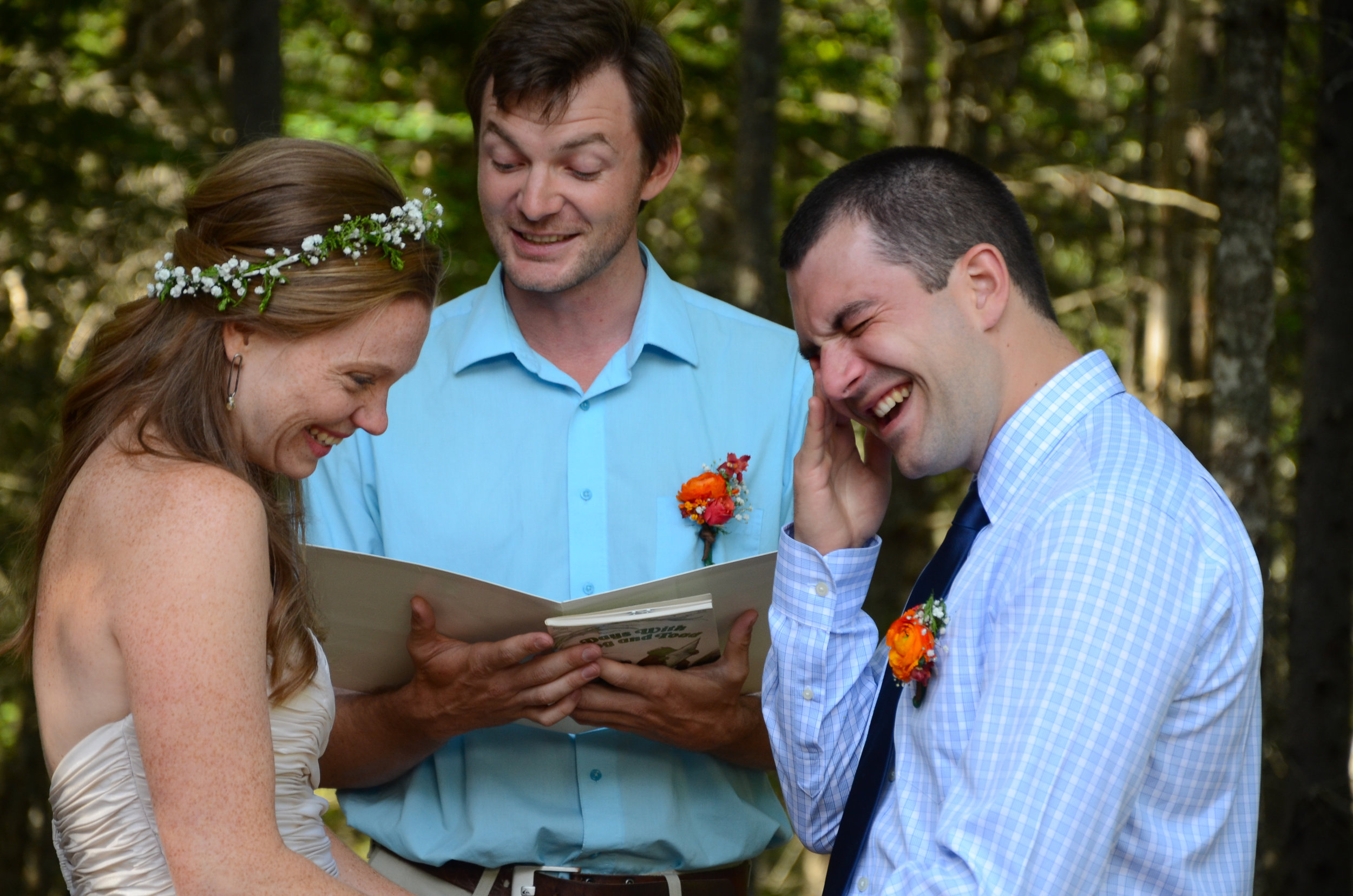 They wrote their own vows and cried through most of them