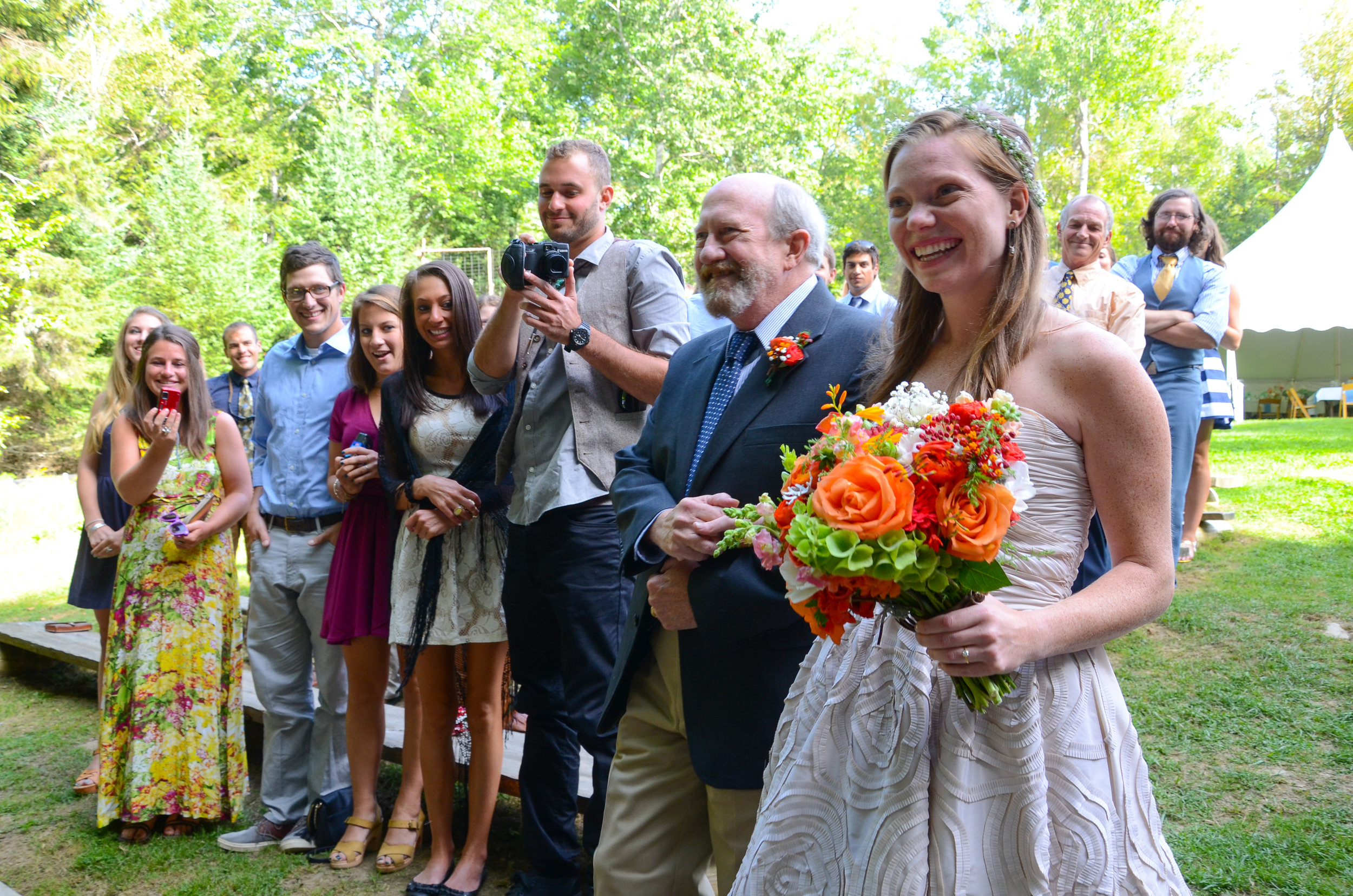 Jessie asked the florist to make an orange bouquet