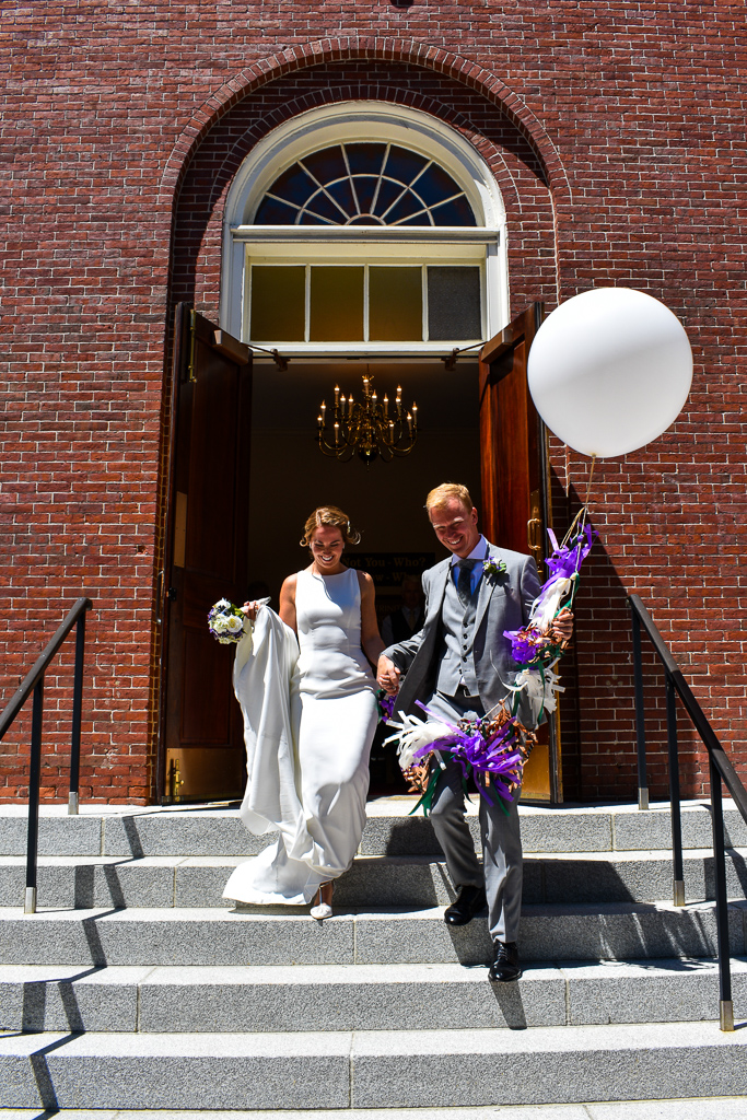 After the ceremony they paraded through the Old Port