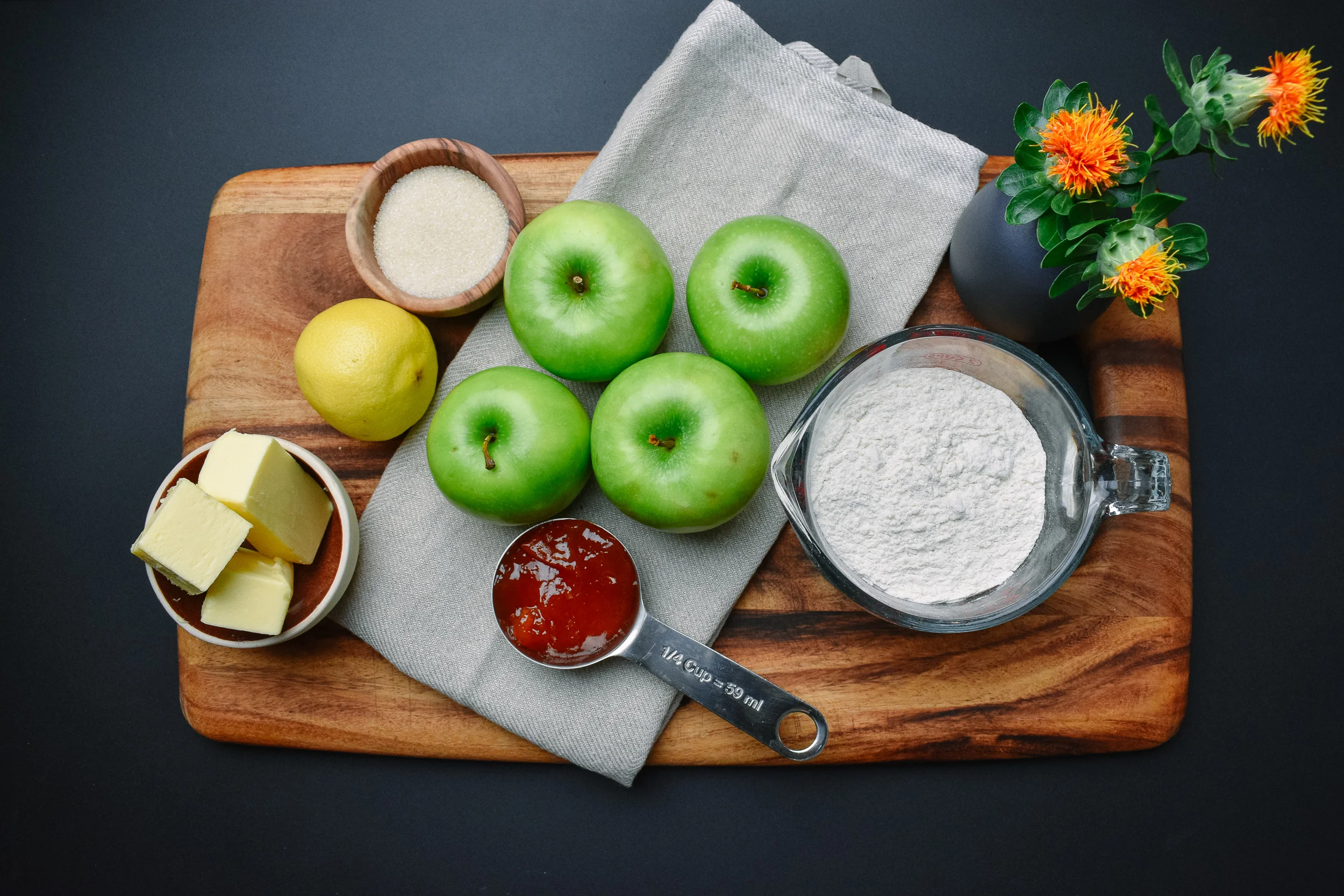 Apple galette ingredients