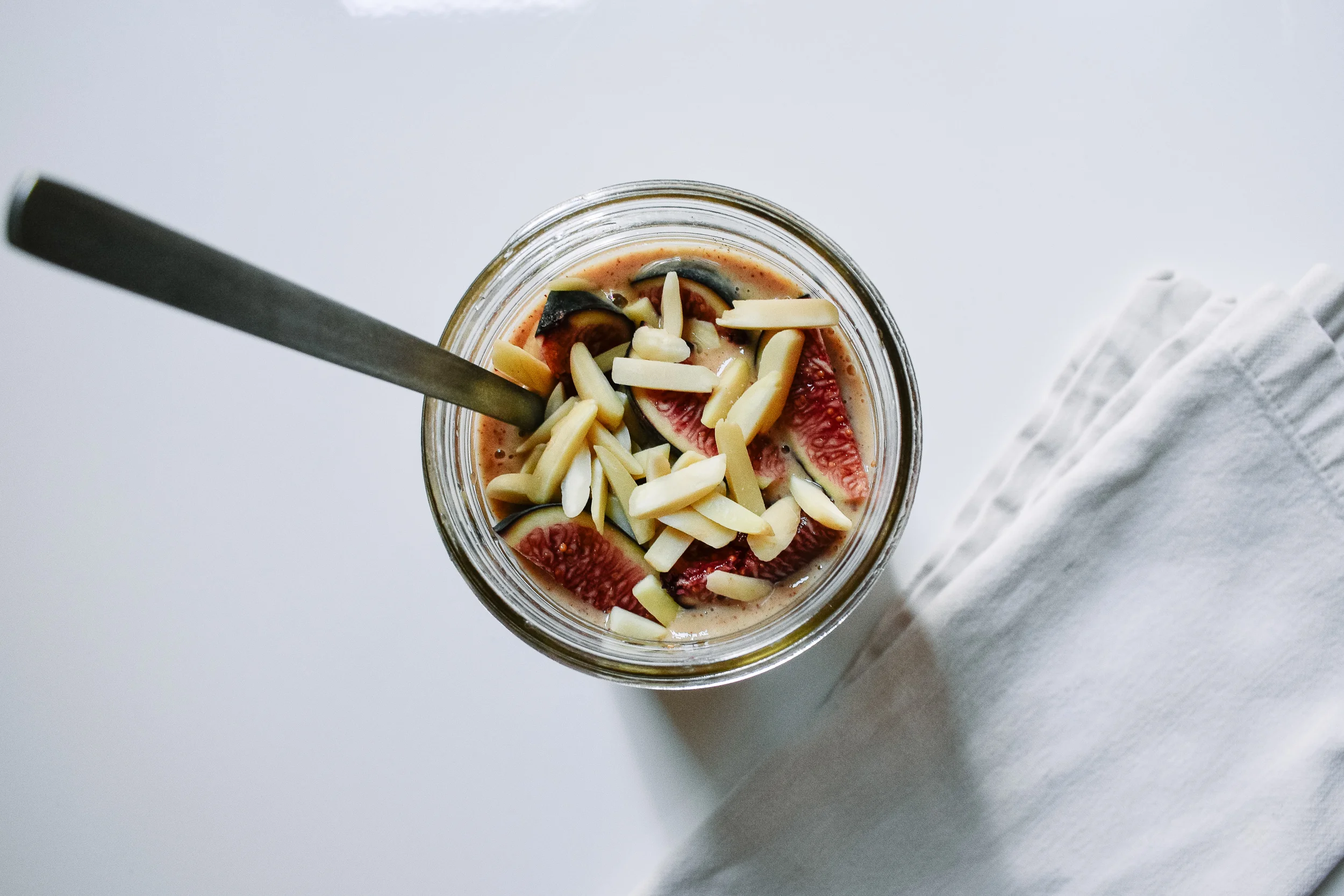 Almond Butter and Fig Jam Smoothie