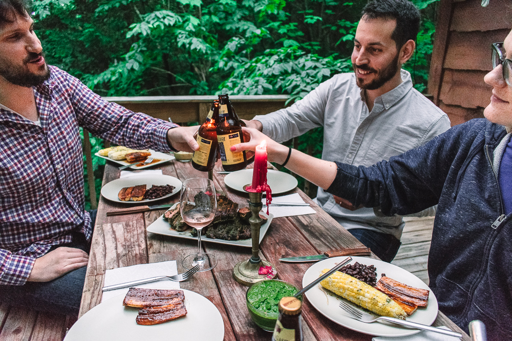 Grilled steak with chimichurri sauce.jpg