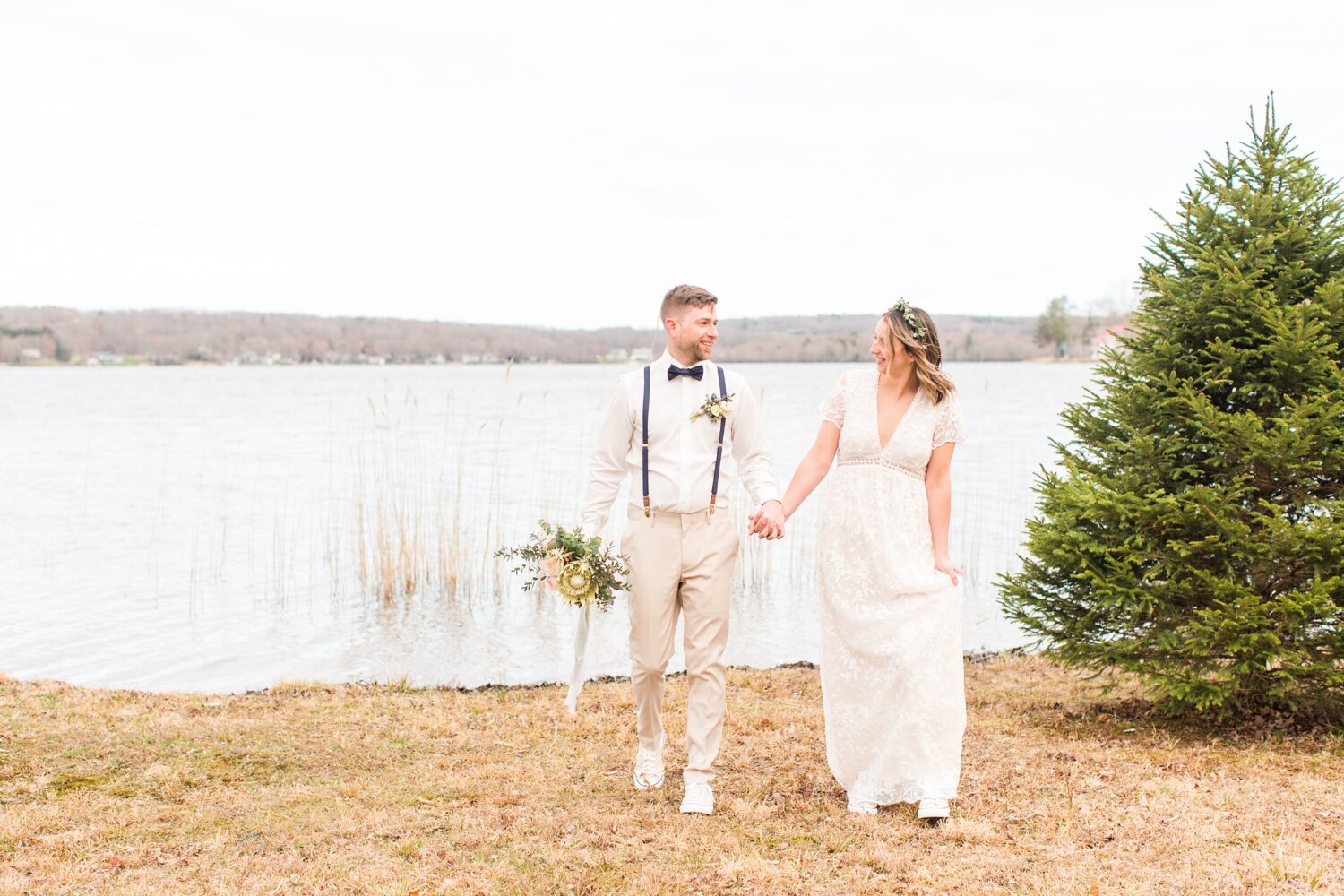 airbnb-wedding-pachaug-pond-elopement-bride-groom