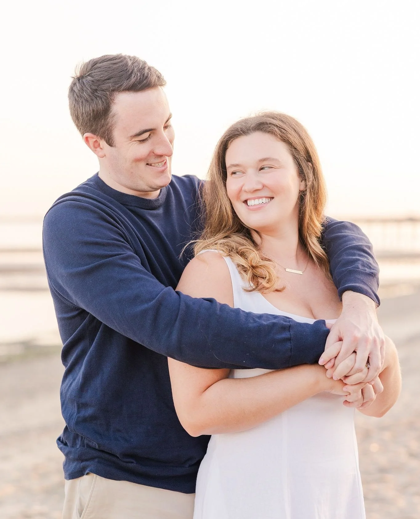 These two!! It was such a treat to finally meet Becca and Matt at their engagement session last month.  They were all smiles throughout their session; I know their wedding day is going to be an amazing celebration next summer!⁠
⁠
CT Engagement Sessio