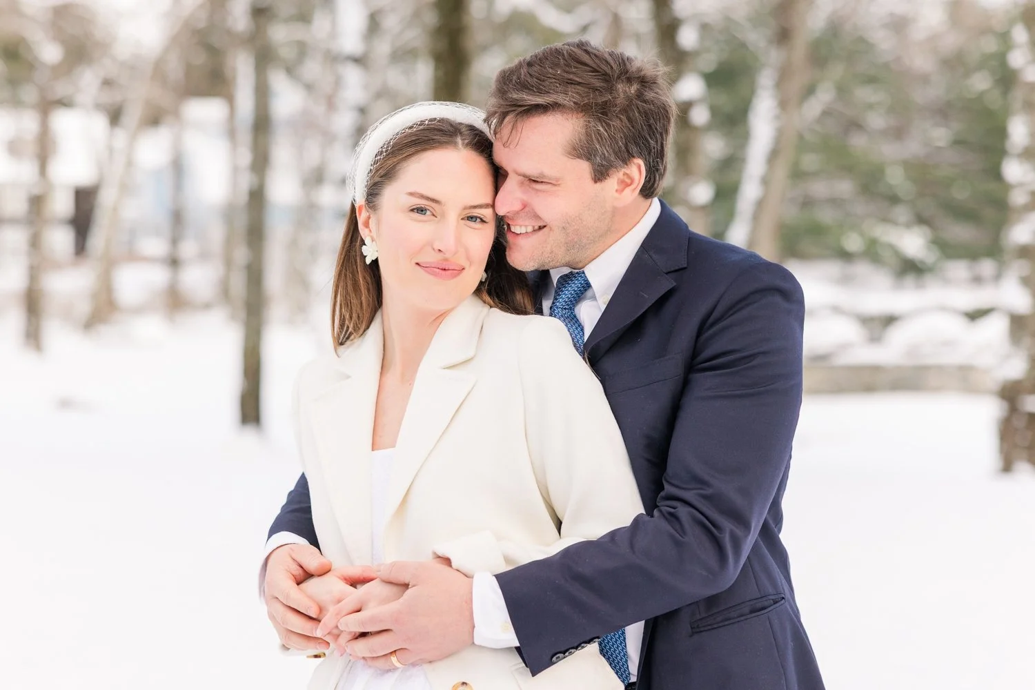 Intimate Winter Wedding in New Canaan, CT | Salina &amp; Chris
