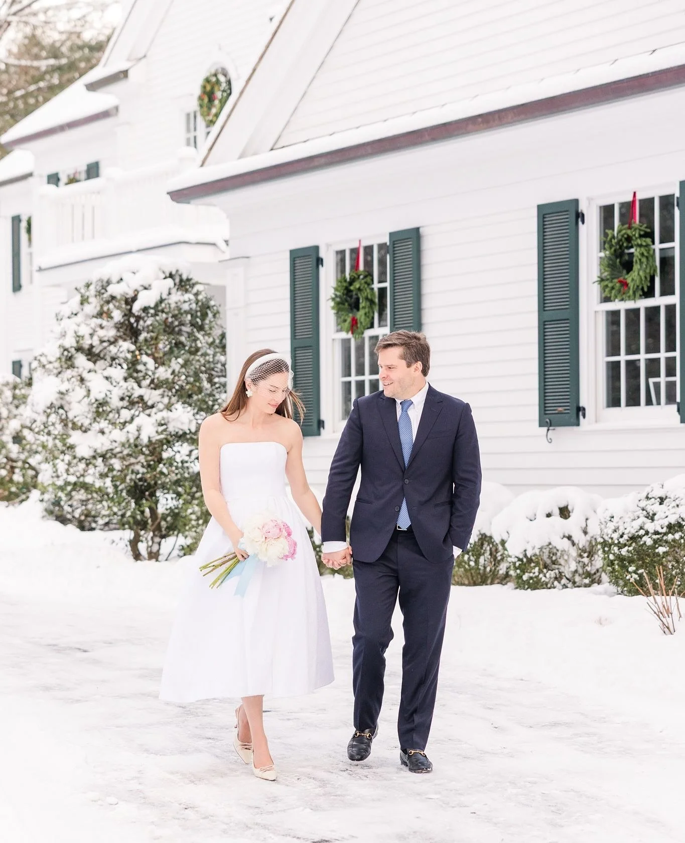 &bull;BLOG POST&bull;  There is something incredibly special about photographing an intimate wedding, especially one that takes place at home in the early days of winter.  December weddings have a charm all their own, and this sweet celebration captu