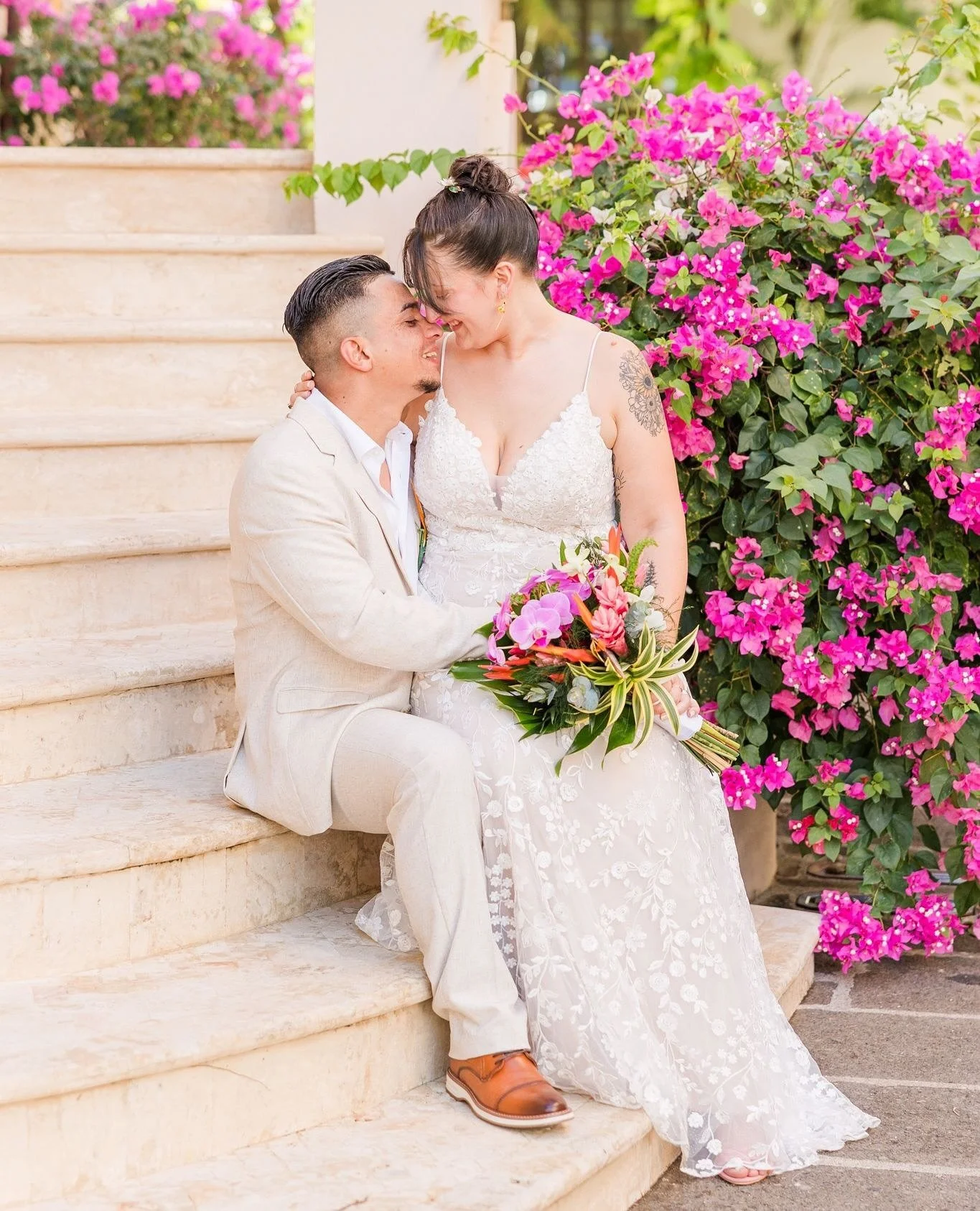 &bull;BLOG POST&bull; Set in the stunning beachfront town of Las Catalinas, Costa Rica, Sam and Miguel&rsquo;s wedding celebration was filled with warmth, color, emotion, and meaning on every level.  The laid-back coastal energy, paired with the thou