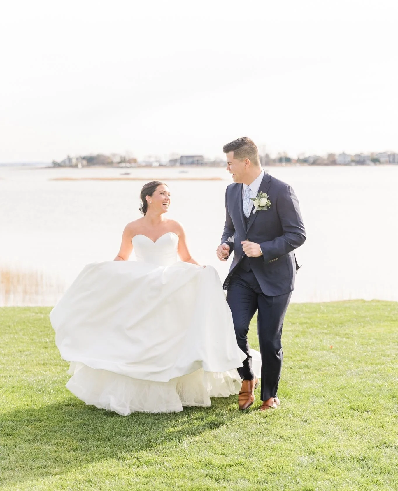 I like to capture couples in a way that feels natural, especially for those who are camera-shy.  Interacting with your partner and having fun is MUCH easier than the pressure of looking perfect while looking into the lens of a camera.  Laugh with eac