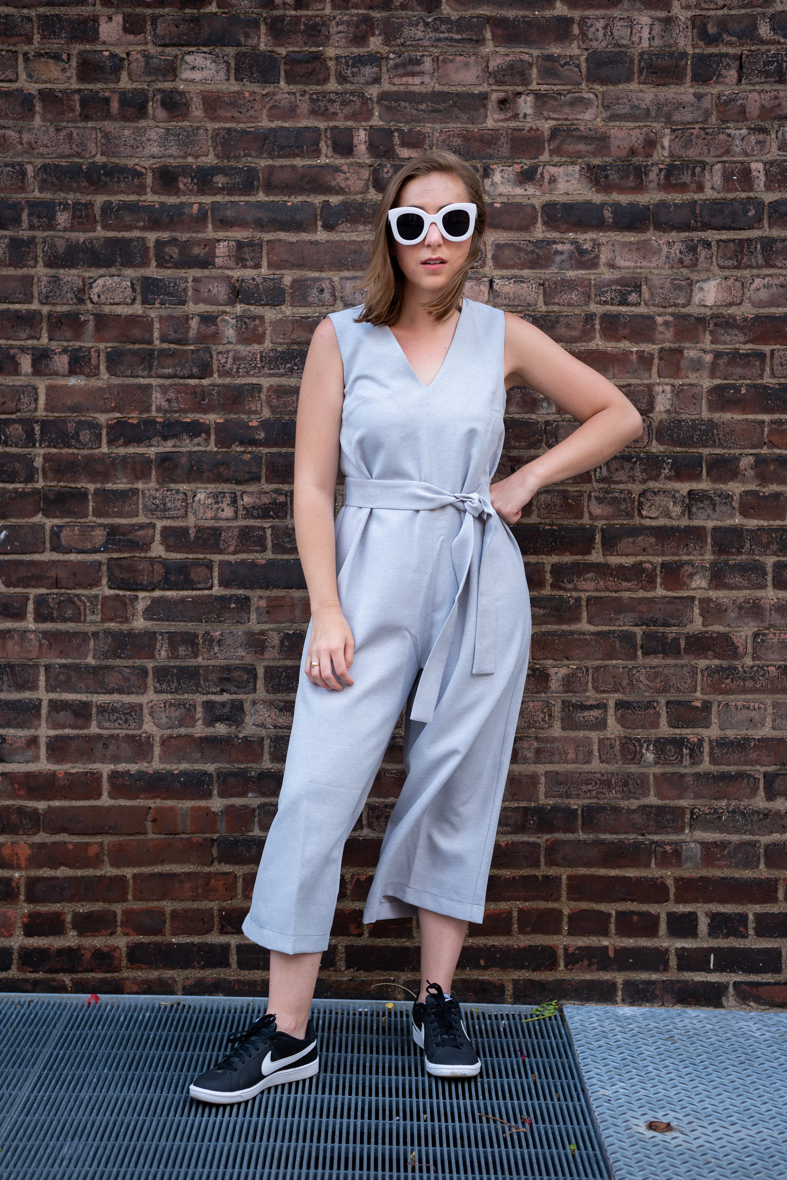 Bomb Petite V-Neck Jumpsuit - Size S/M