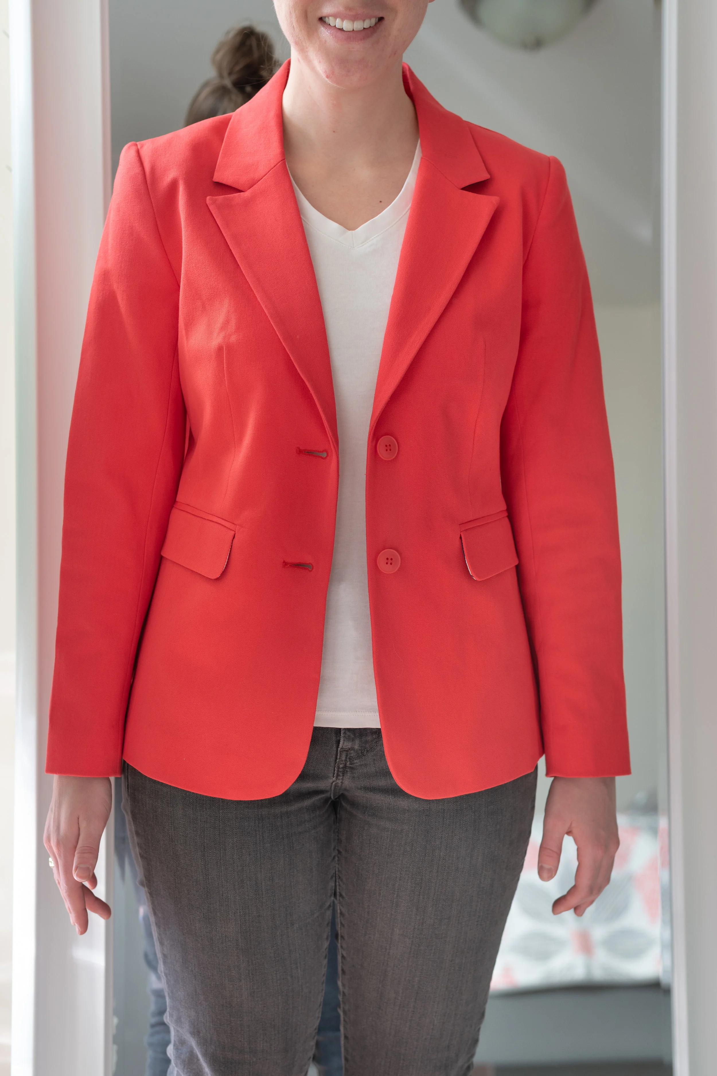 1901 Stretch Cotton Twill Blazer - Size 6 Petite