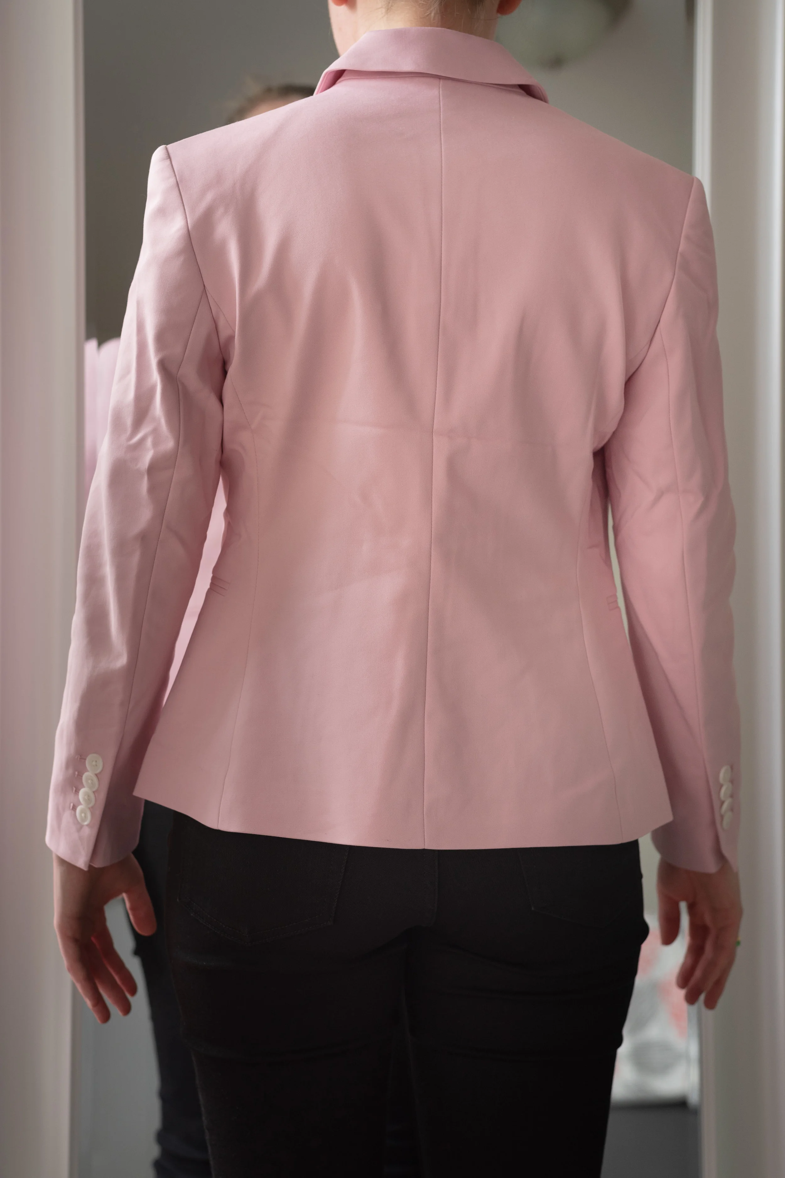 Express Petite Notch Collar One Button Blazer - Size 6 Petite