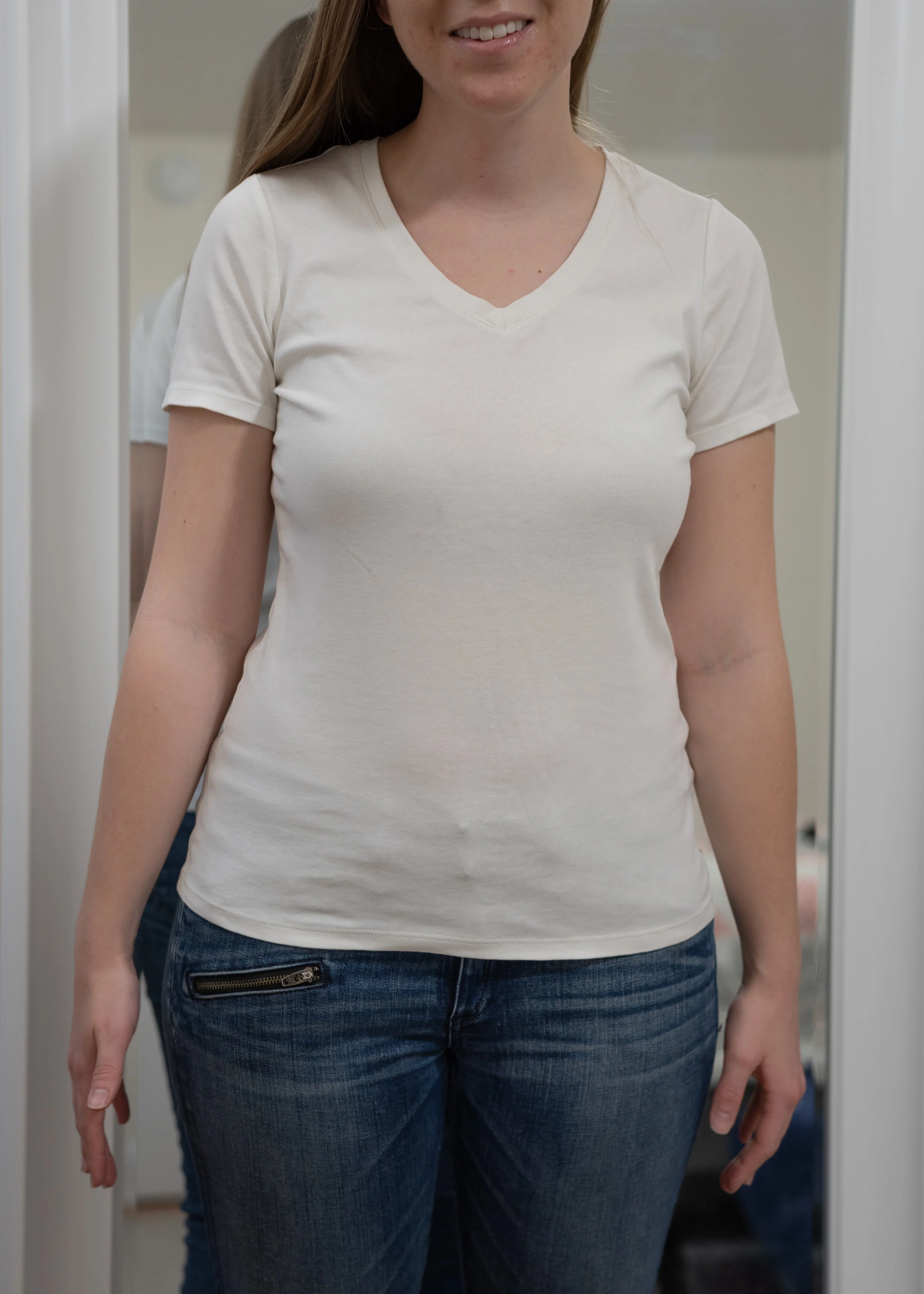 uniqlo women's v neck t shirt