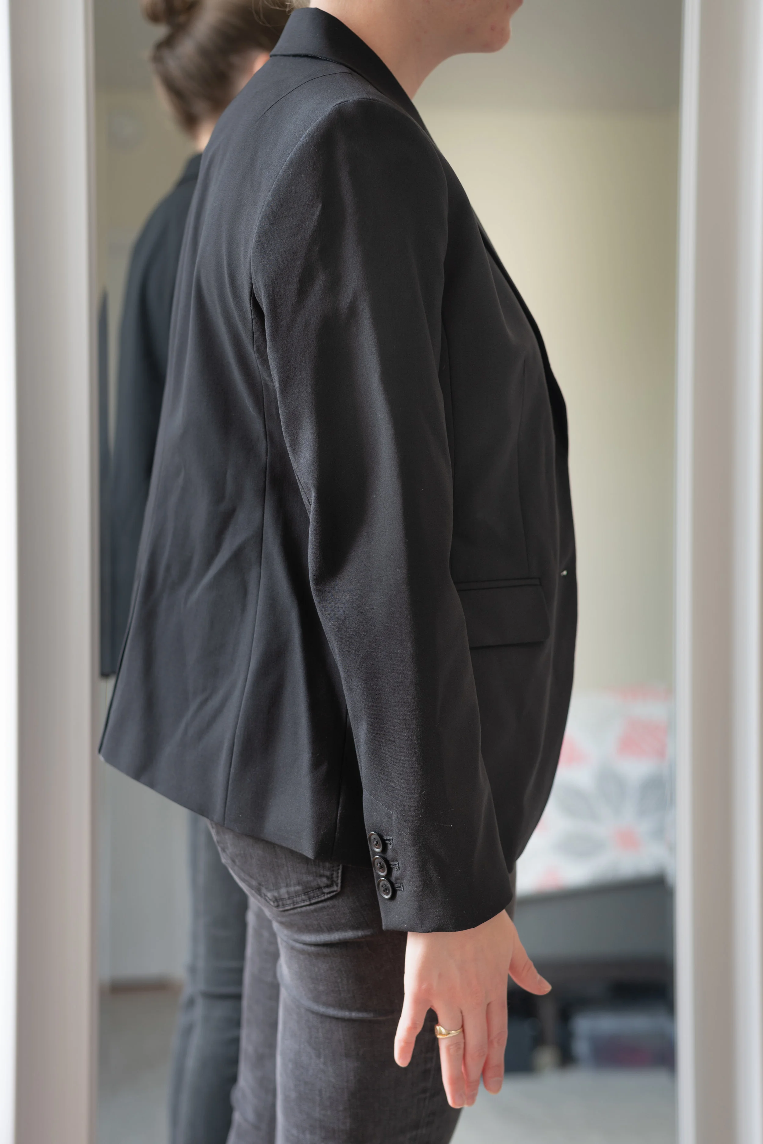 long lightweight blazer