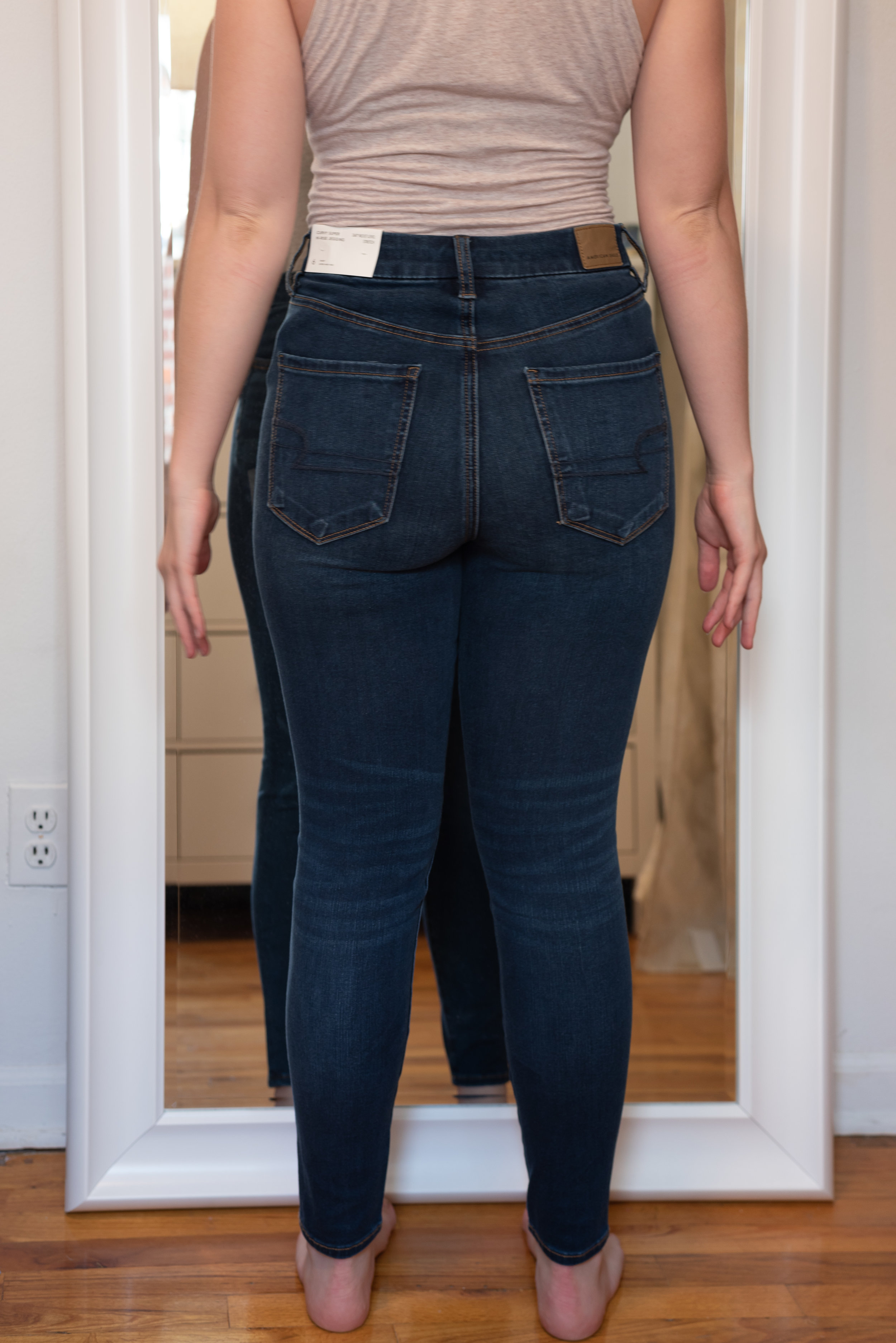 american eagle curvy jeans in store