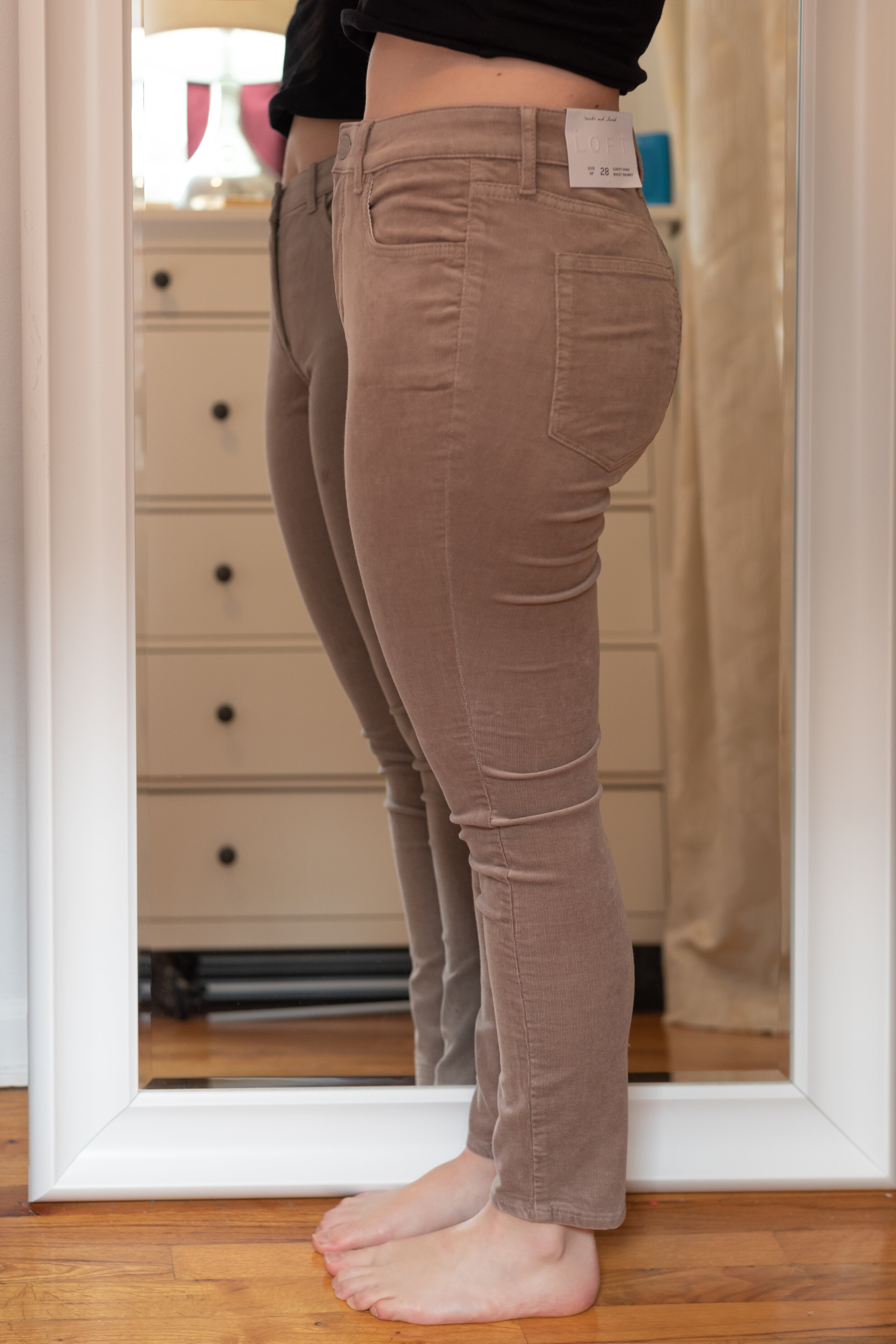 women's corduroy skinny pants