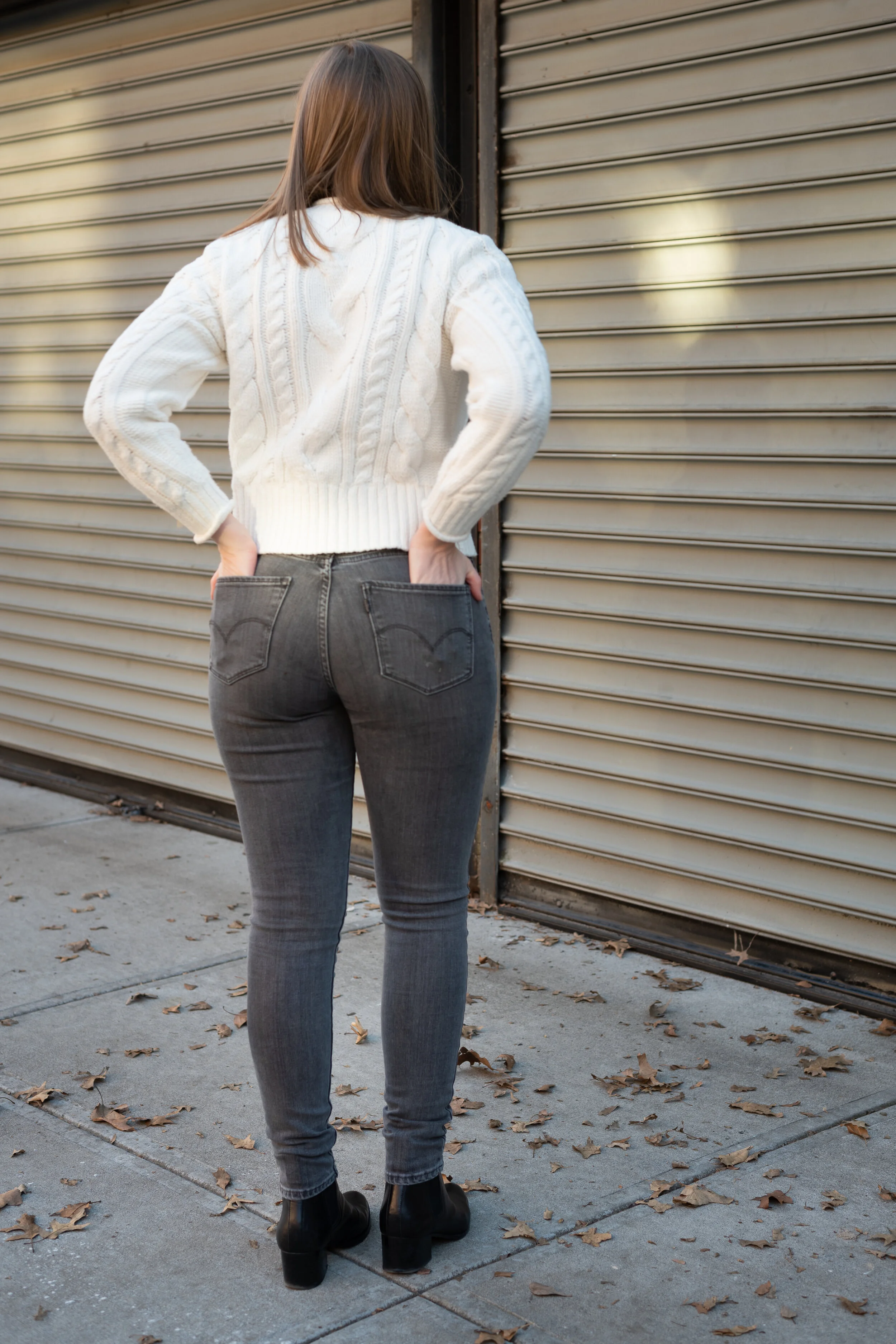skinny jeans with lines