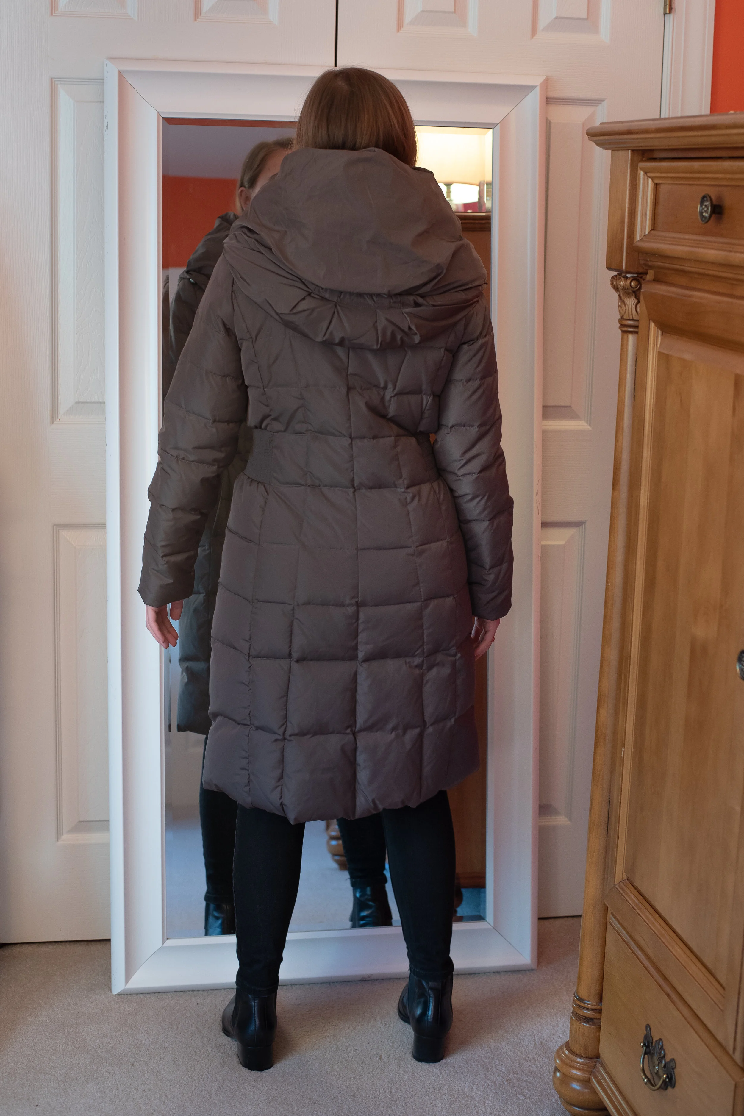 petite puffer coat with hood