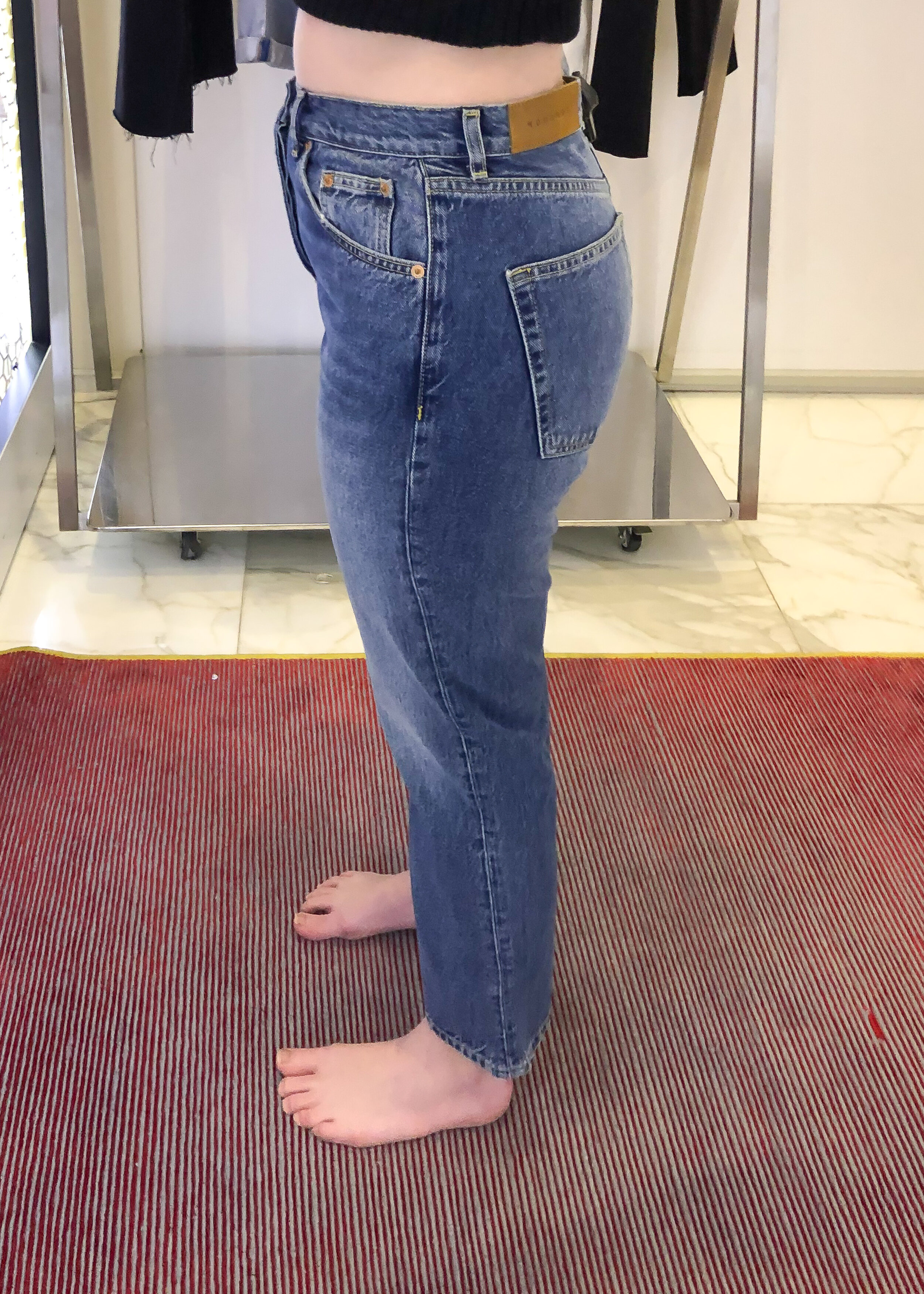top shop jamie indigo jeans size 26 waist leg 34 40%of retail price only £21.15 
