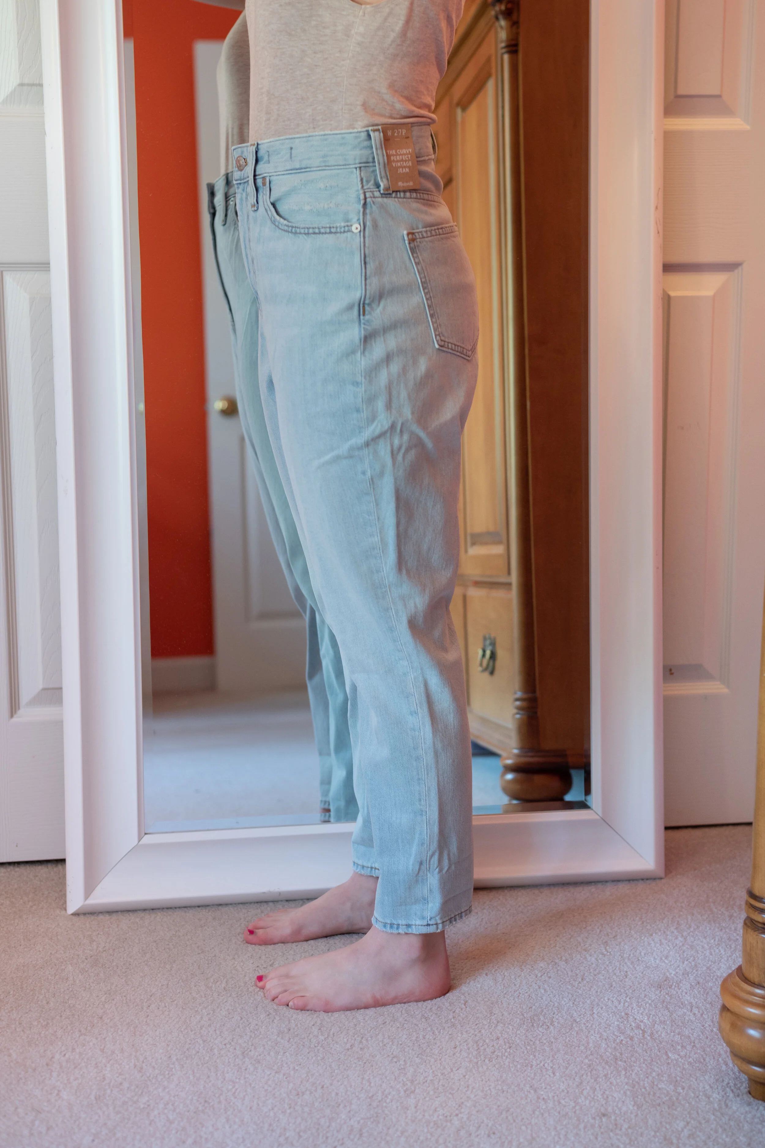 STRAIGHT LEG JEANS IF YOU'RE PETITE 