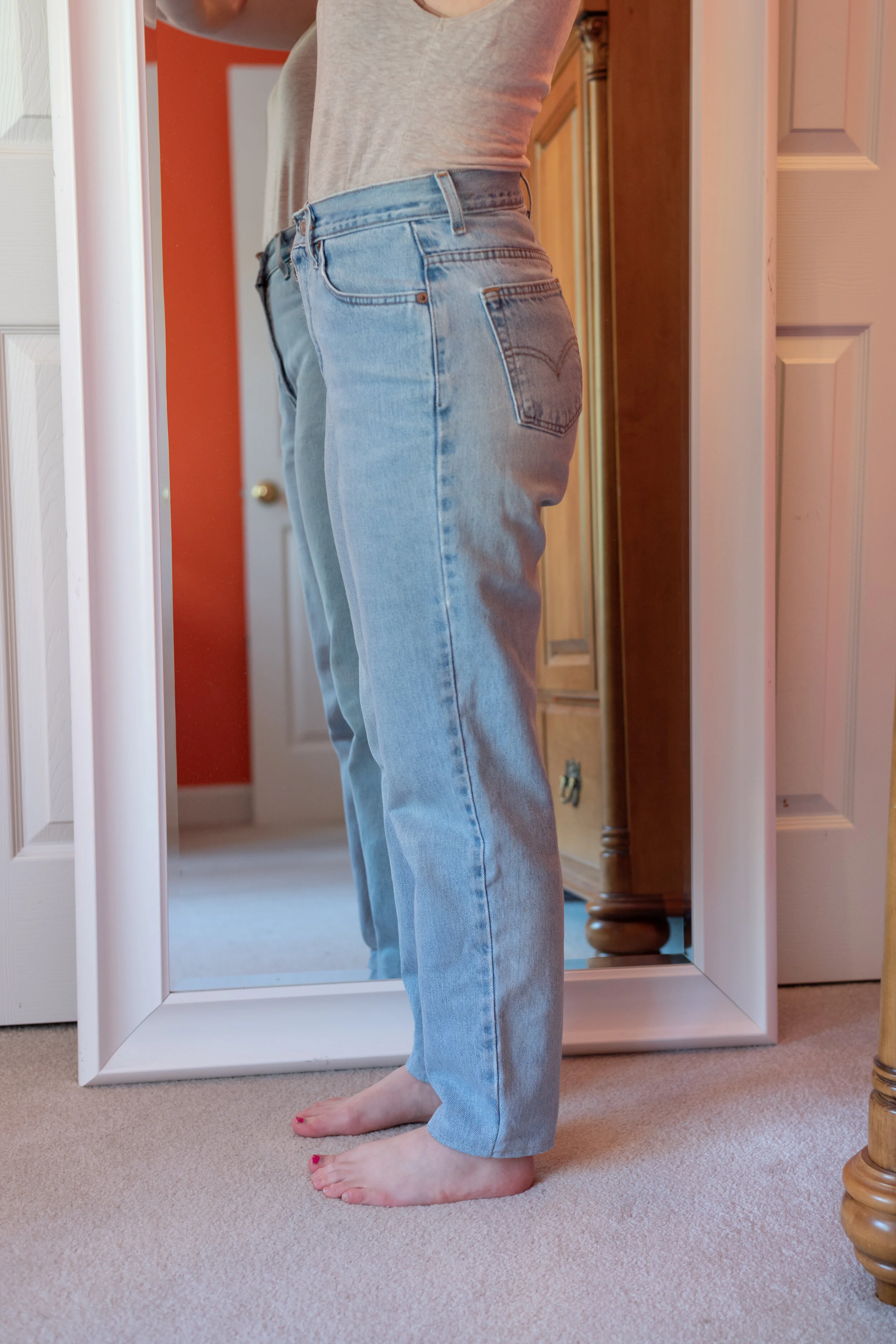 STRAIGHT LEG JEANS IF YOU'RE PETITE 