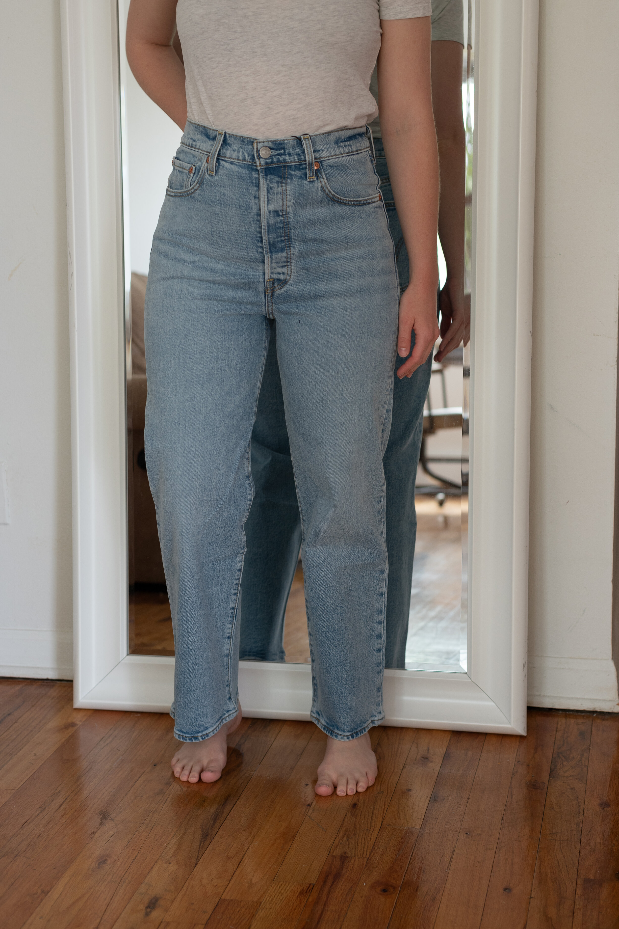 STRAIGHT LEG JEANS IF YOU'RE PETITE 