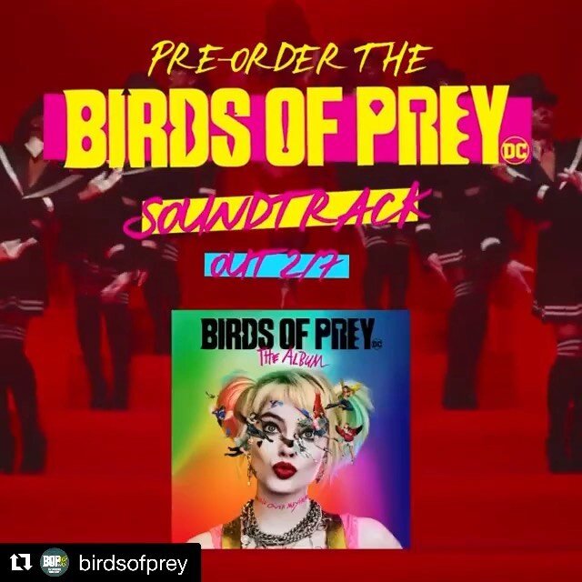 @birdsofprey album looks crazy!! 🙌 
Grateful to have been a part of it!
